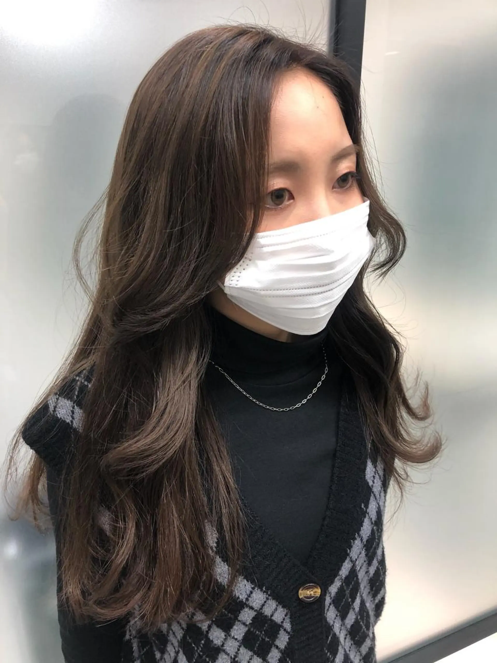 ロング カラー グレージュ yuuna/ ハッシュカット🎀のヘアスタイル