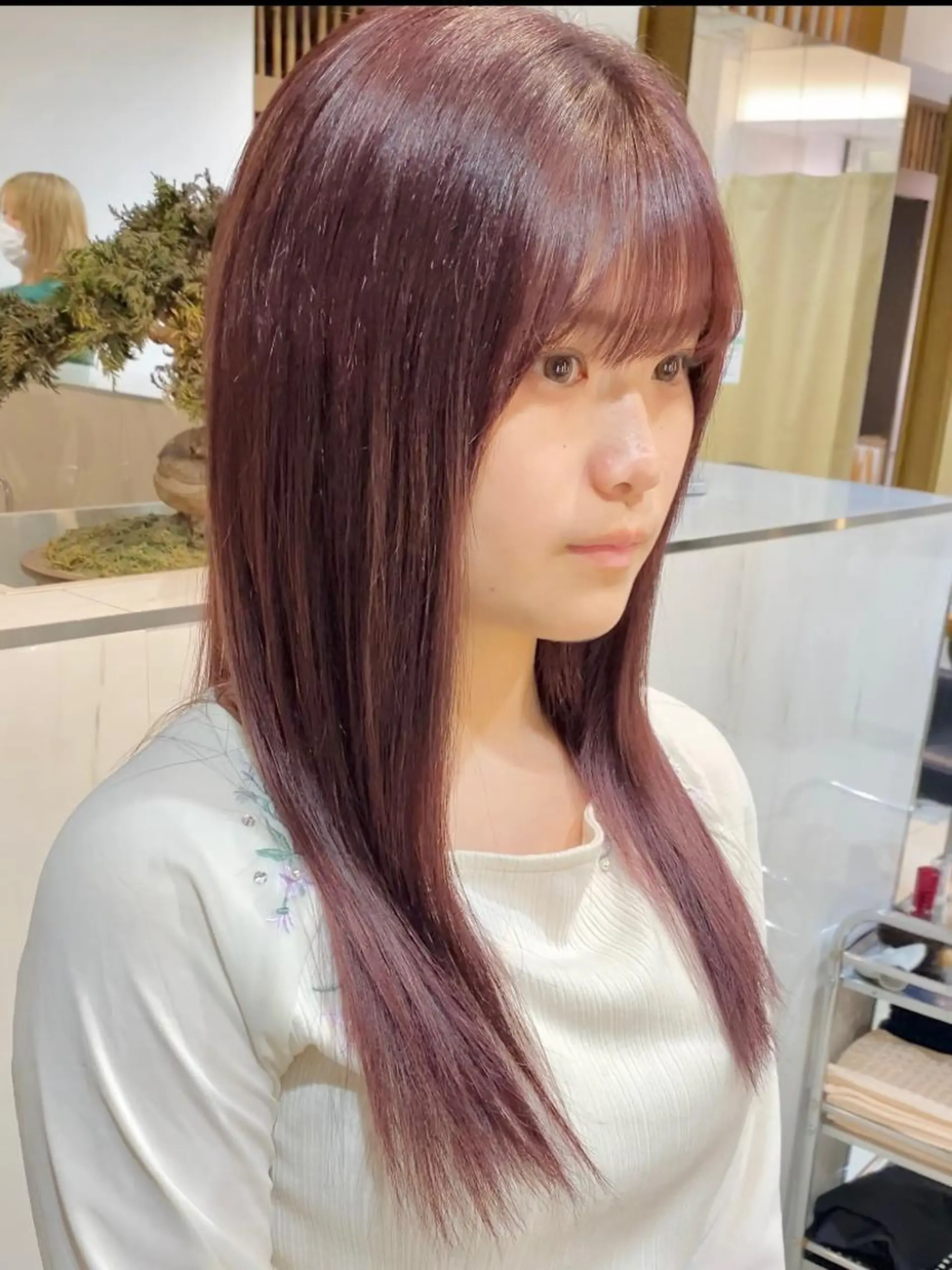 セミロング カラー カット ヘアカラー トリートメント 山田勇真 ボブ/縮毛矯正/金山のヘアスタイル