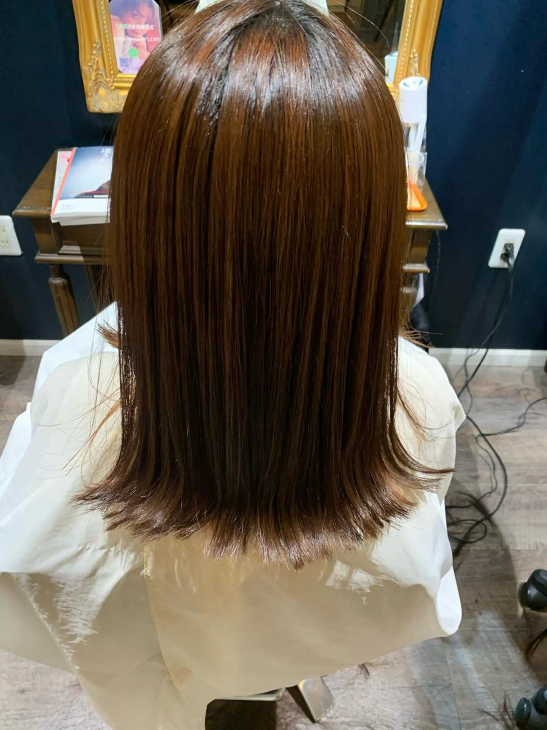 セミロング GO TODAY  SHAIR SALON 梅田NU茶屋町店所属・田中成美/レイヤー カット/透明感カラーのヘアスタイル