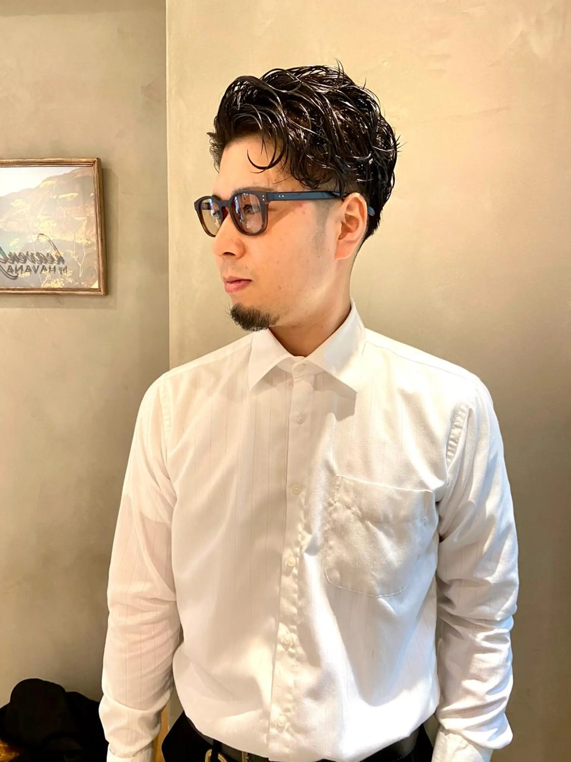 ショート パーマ メンズ フェードカット メンズパーマ スパイラルパーマ カット パーマ FM【エフエム】HAVANA所属・💈圧倒的メンズ特化 明大前美容師💈のヘアスタイル