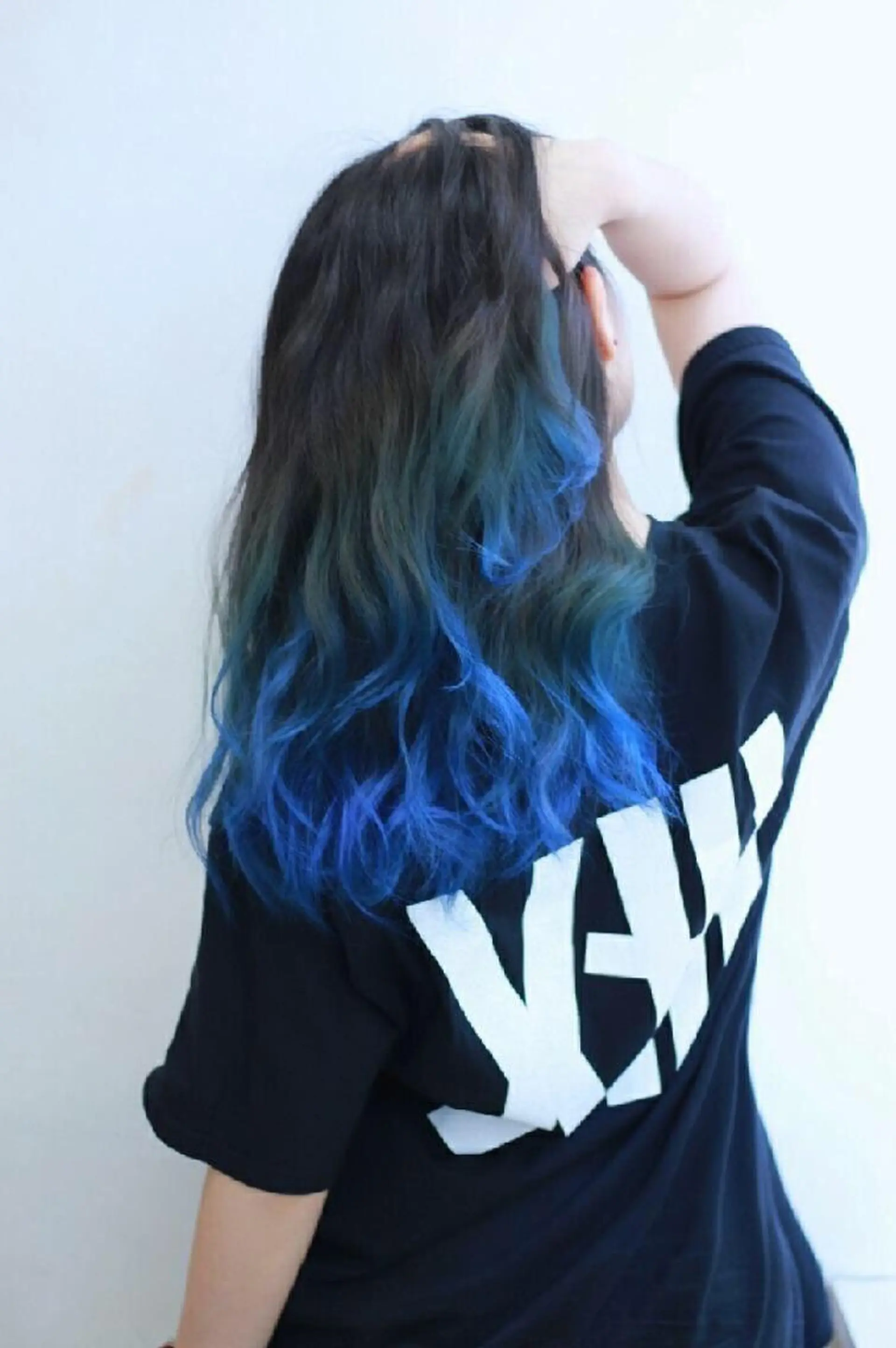 ロング カラー チビ編み込みエクステ シールEXどぅ〜すのヘアスタイル