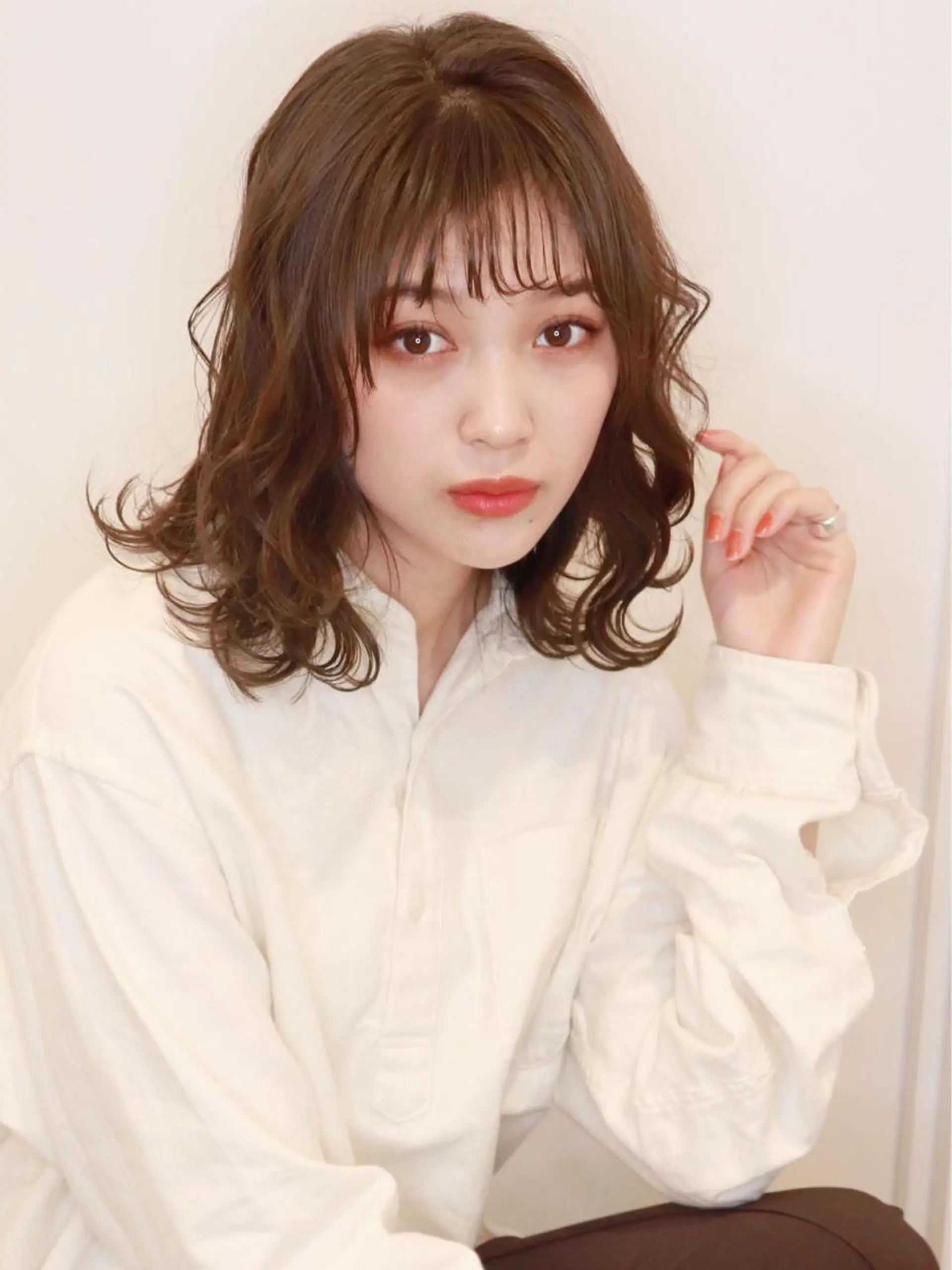 ミディアム カラー ヘアアレンジ トレンド眉🫧🪄 kumiの眉毛・アイブロウイメージ