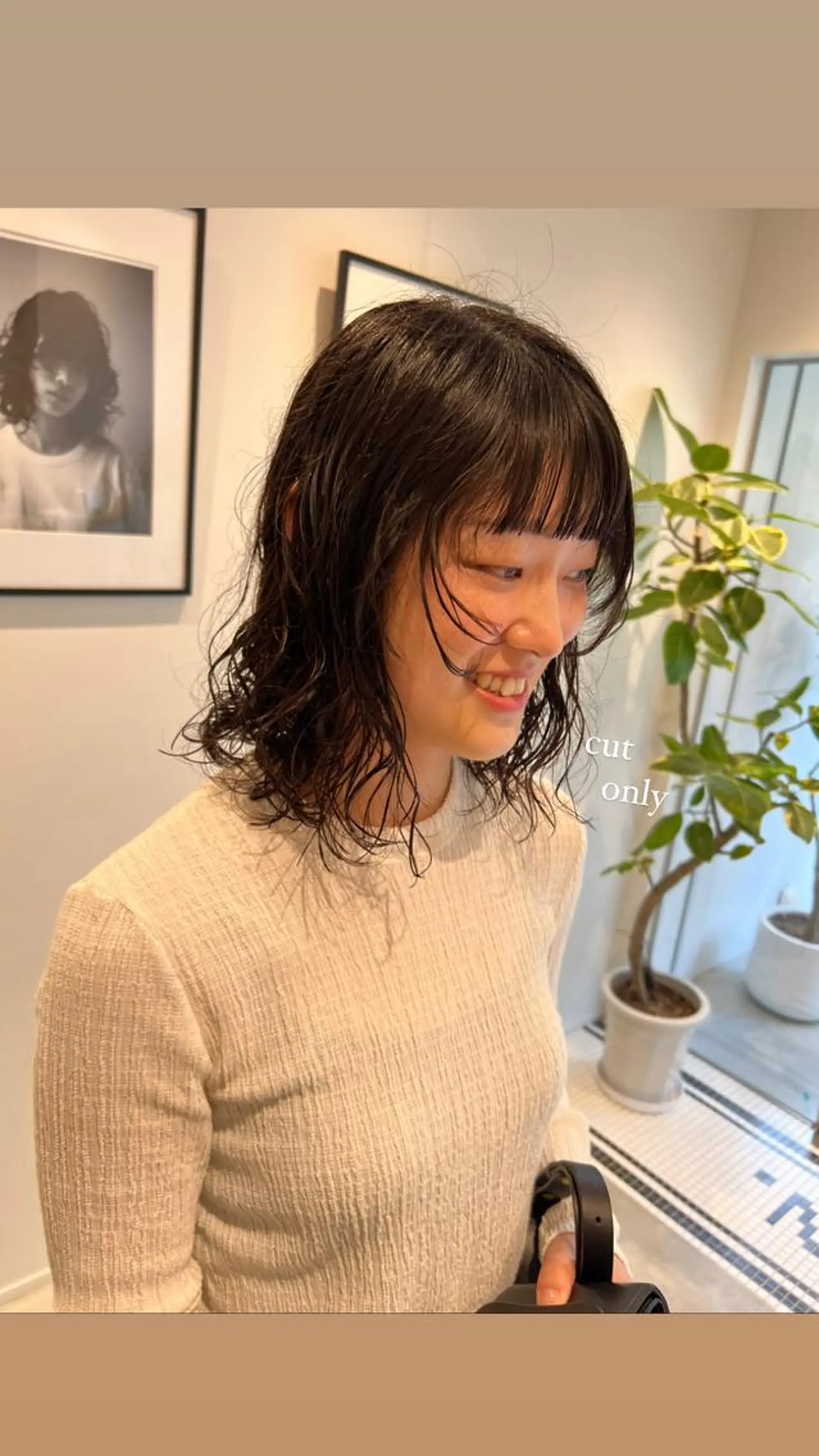 ミディアム ミディアムパーマ ボブ カット パーマ パーマ/名古屋パーマ / コデラ ナナホのヘアスタイル