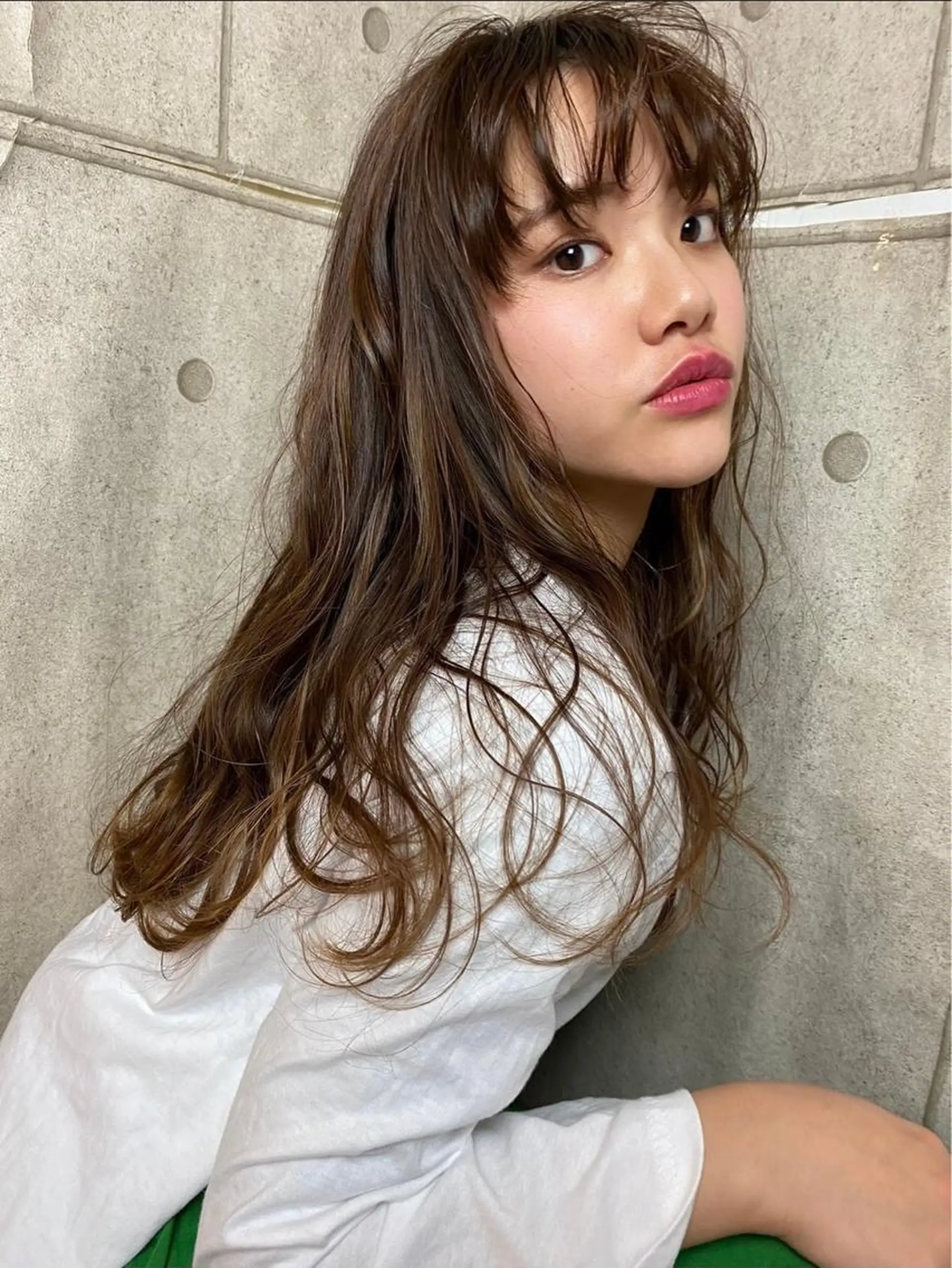 ロング パーマ カット ヘアカラー トリートメント 当日予約◎/艶カラー /縮毛矯正/雨森大晃のヘアスタイル