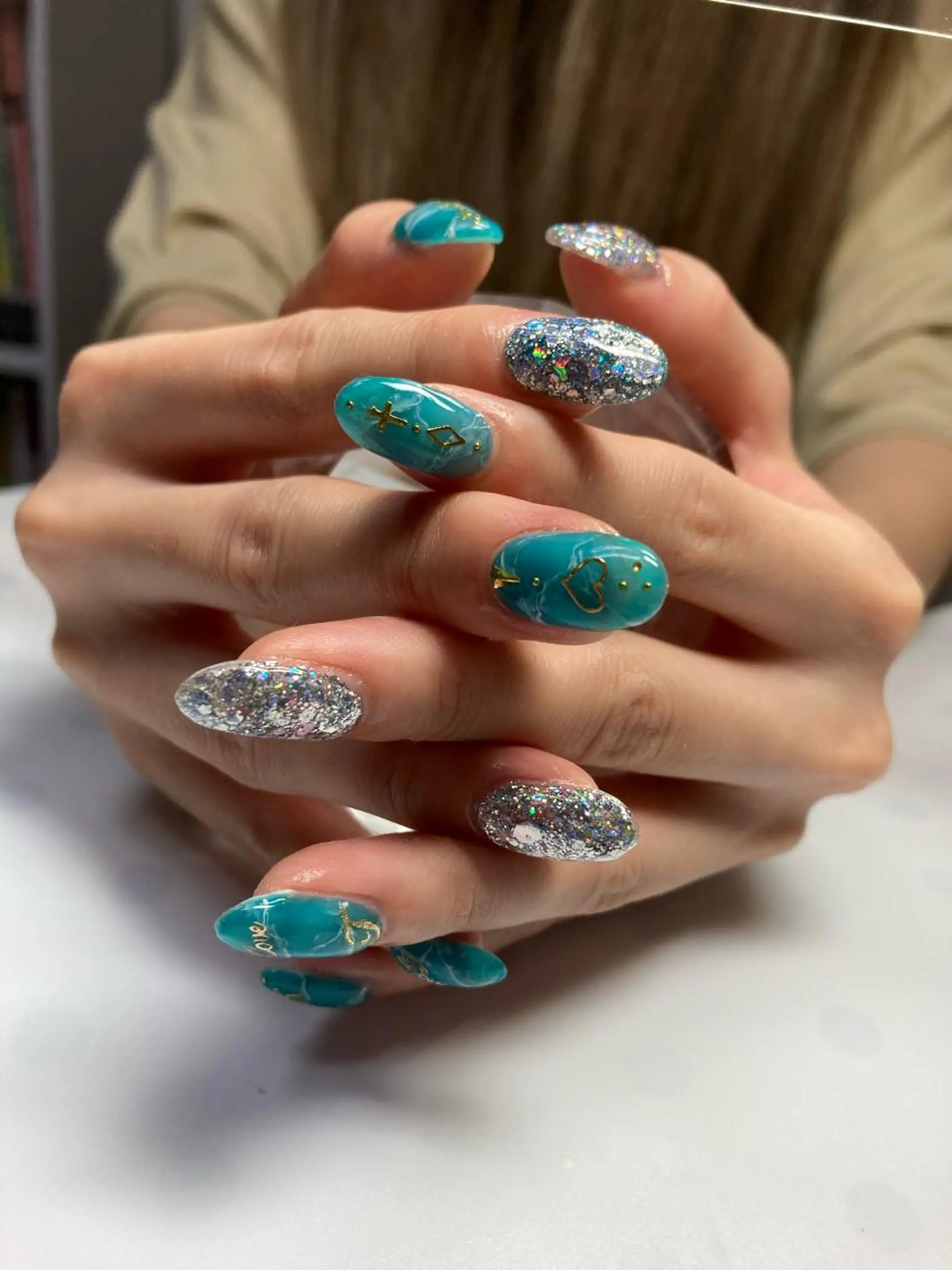 セミロング ネイル nail yukkoのネイルデザイン
