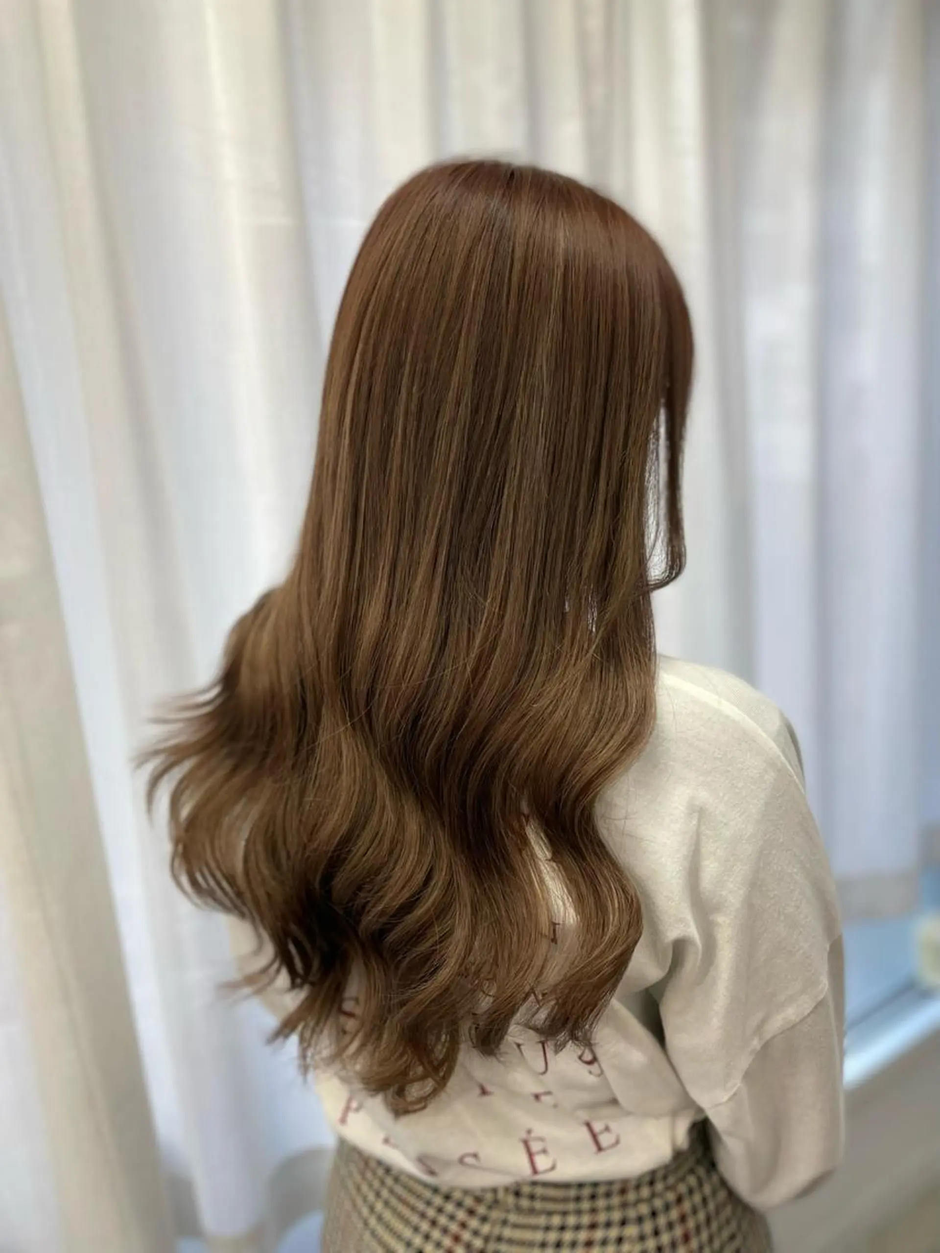 ロング カラー カット ヘアカラー エクステ ヘアセット 韓国ヘア🤍髪質改善 🇰🇷AKANEのヘアスタイル