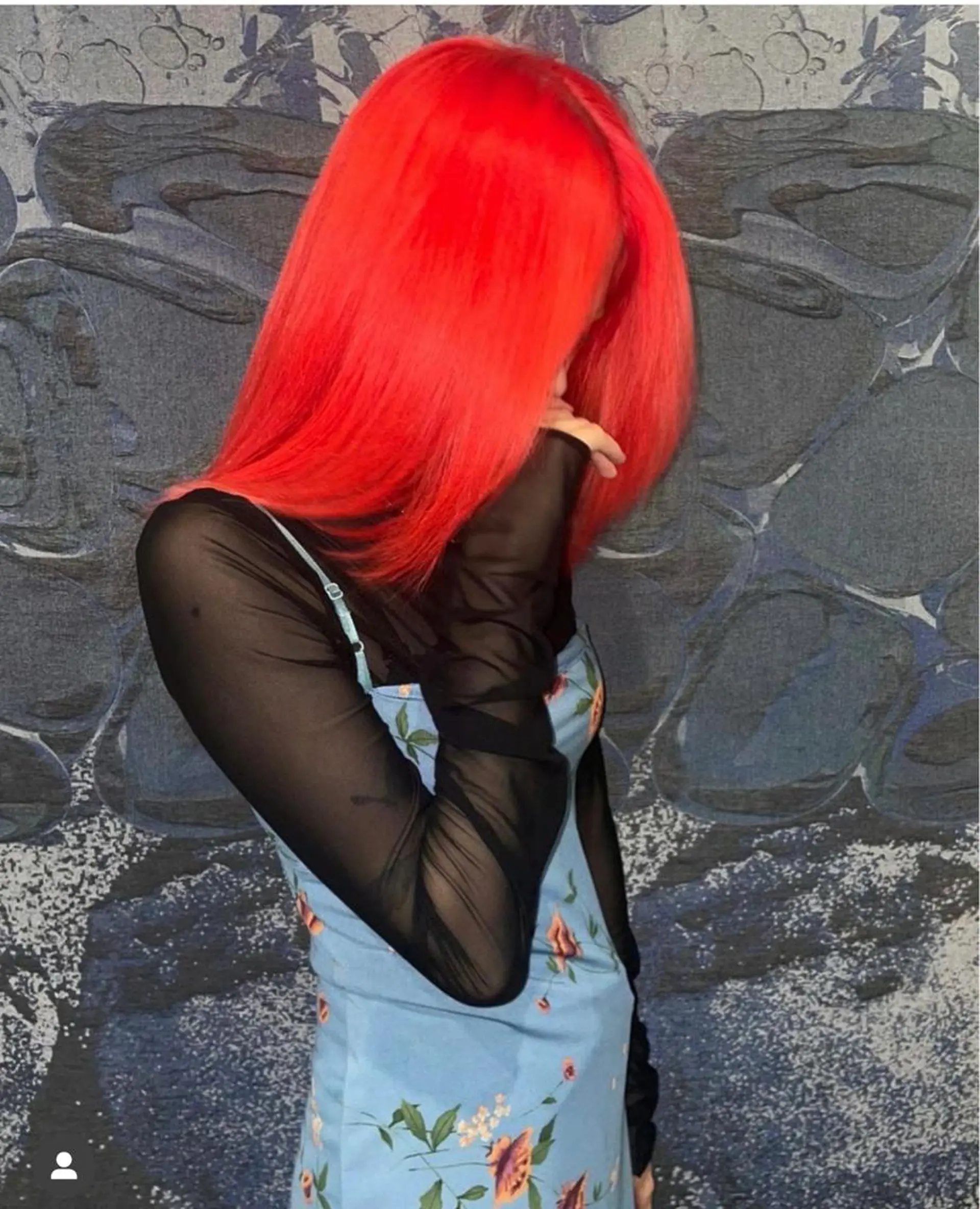 ミディアム カラー オレンジ オレンジレッド レッドカラー GIVET (ジヴェ)所属・撮影モデル募集 🦋soemikaのヘアスタイル