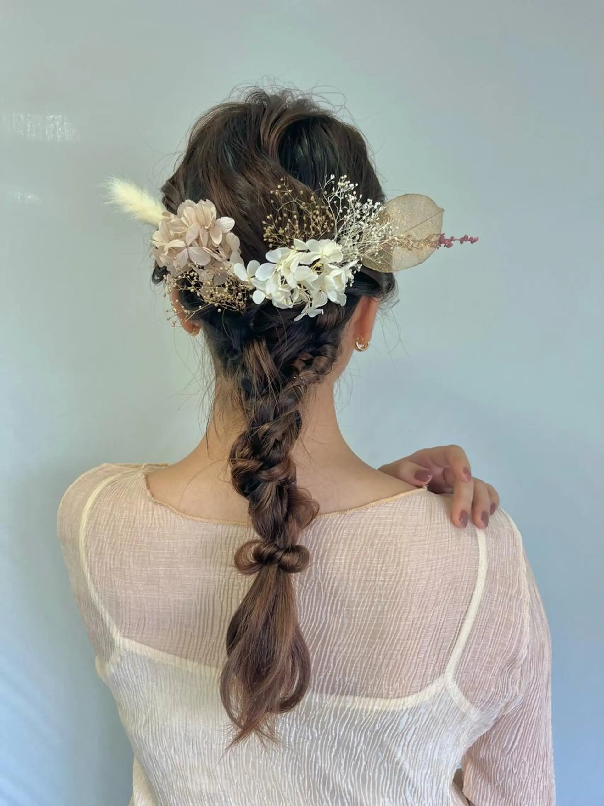 ロング ヘアアレンジ ウスイマイコ カット/ケアカラーのヘアスタイル