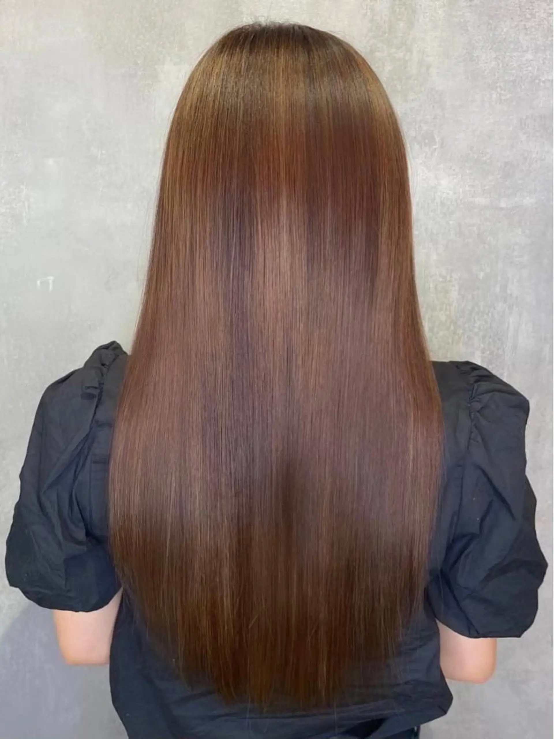 ロング カラー 髪質改善 韓国風ヘア トリートメント ツバサ 髪質改善のヘアスタイル