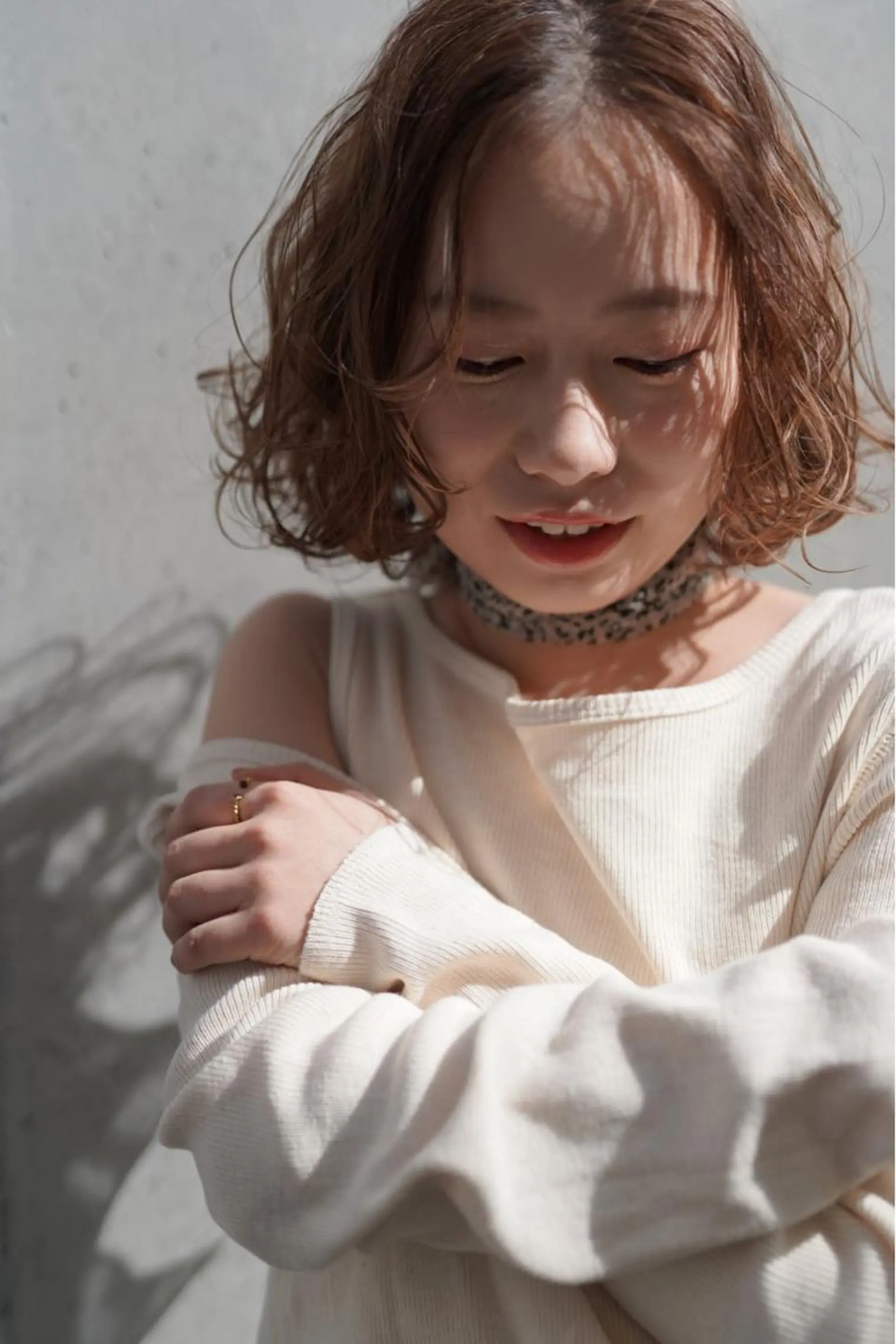 ミディアム パーマ ミディアムパーマ ボブ カット パーマ 卒業式受付中🌻 肥田亜沙美のその他イメージ