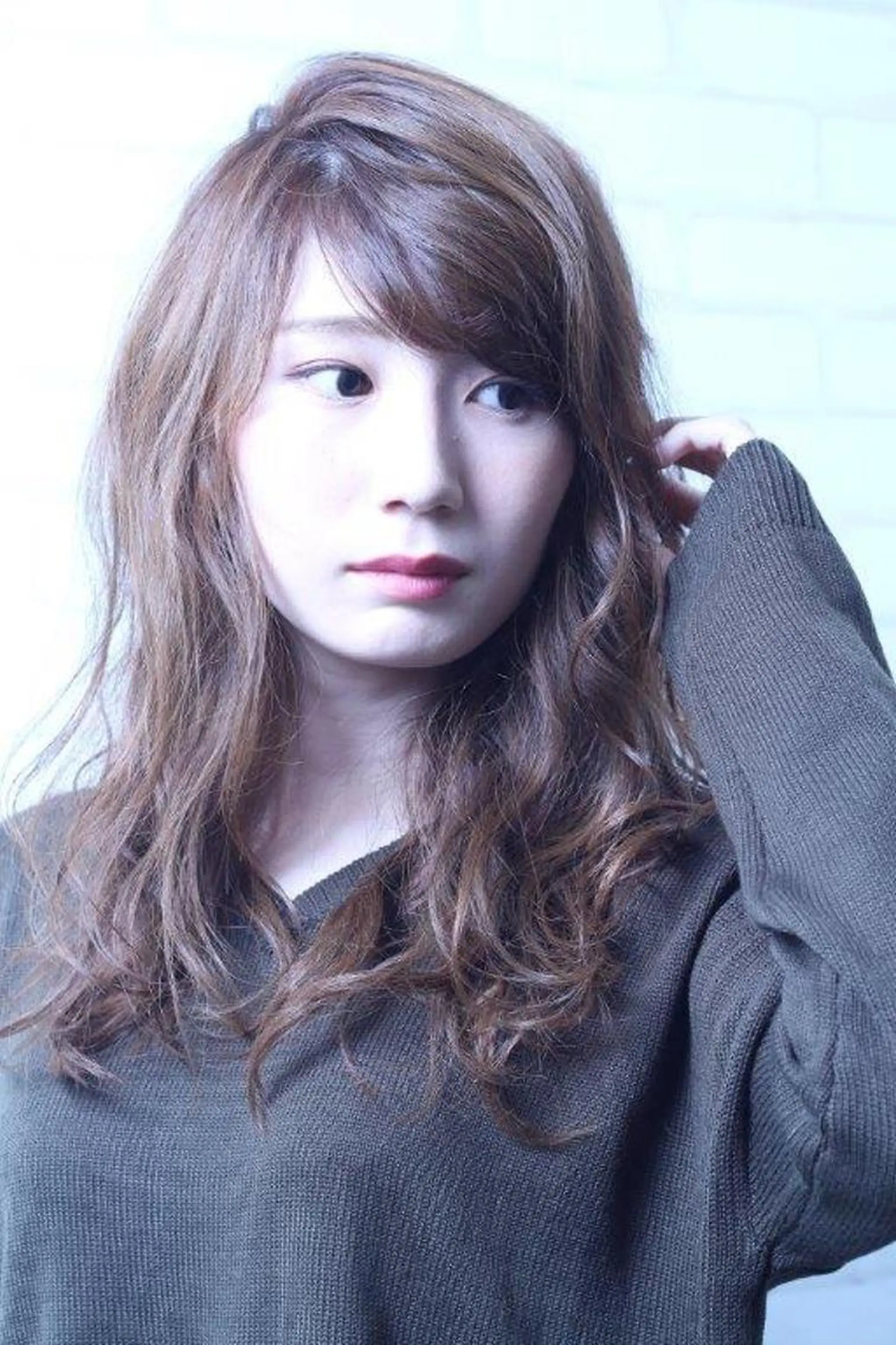 セミロング 宇賀 秀憲のヘアスタイル