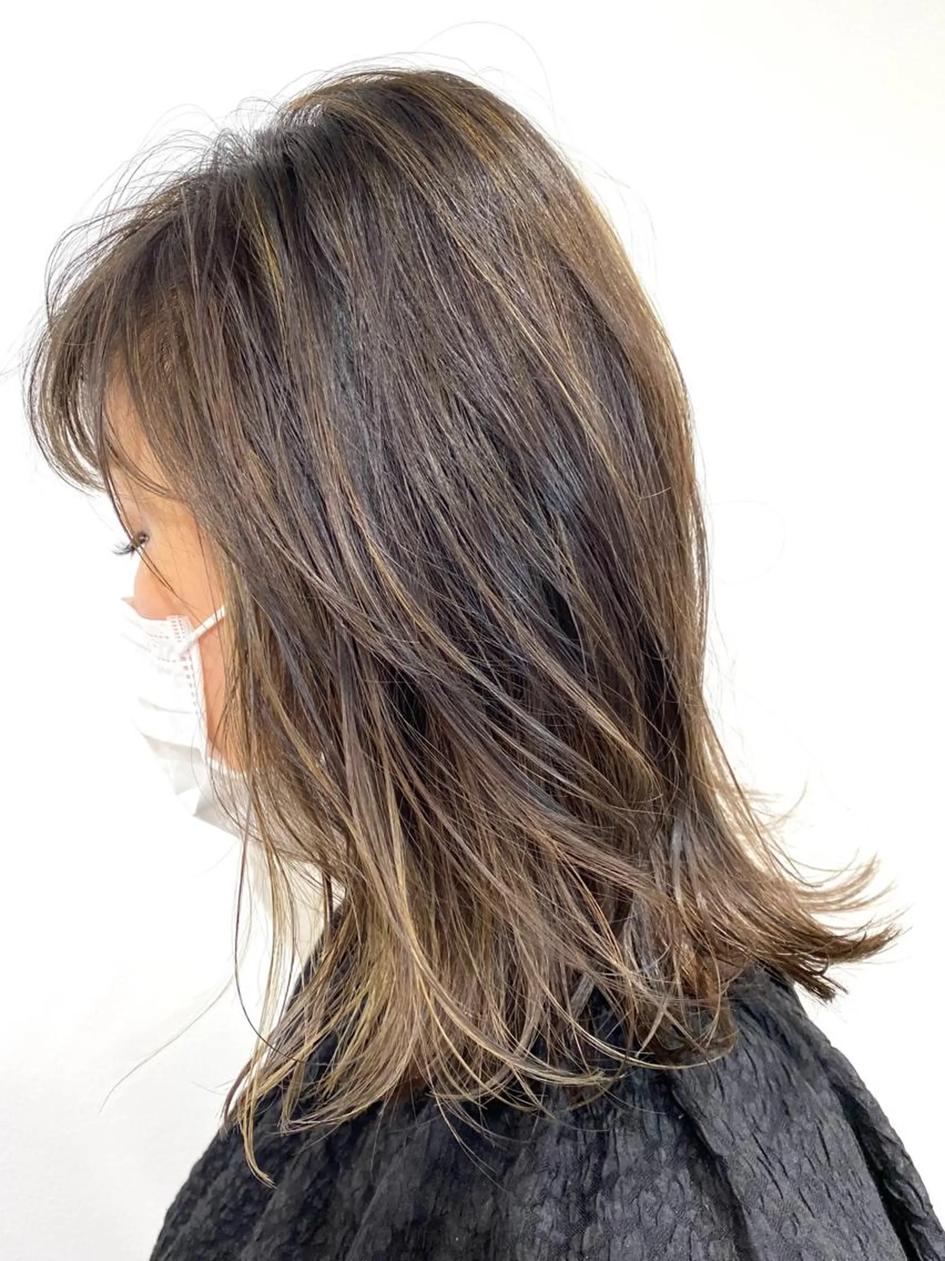 カラー ハイライトカラー ハルカ ・のヘアスタイル