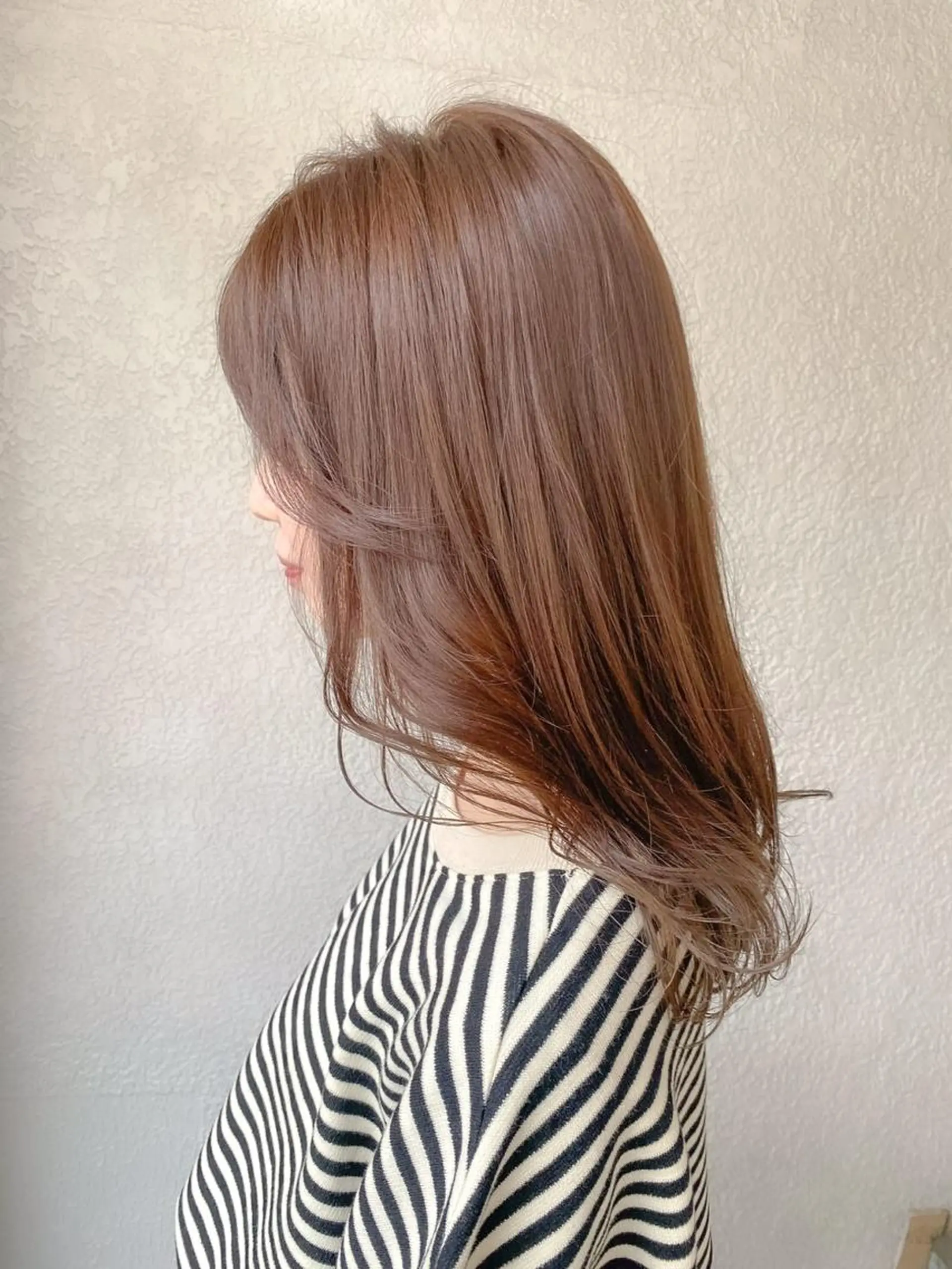 ミディアム パーマ カラー UP-PU ART  HAIRのヘアスタイル