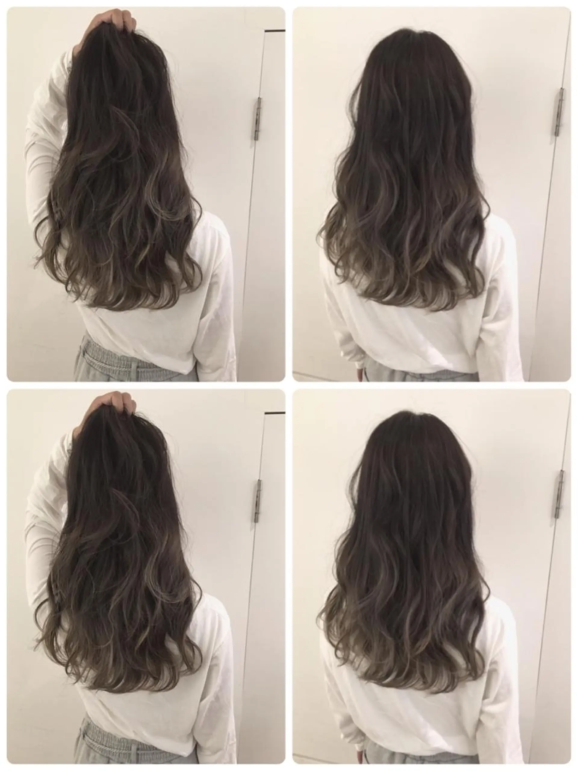 ミディアム due hair 京都駅前店 MILBON オージュア認定サロン【デューヘアー】所属・ハイトーンブリーチ 土坂　由志【京都】のヘアスタイル