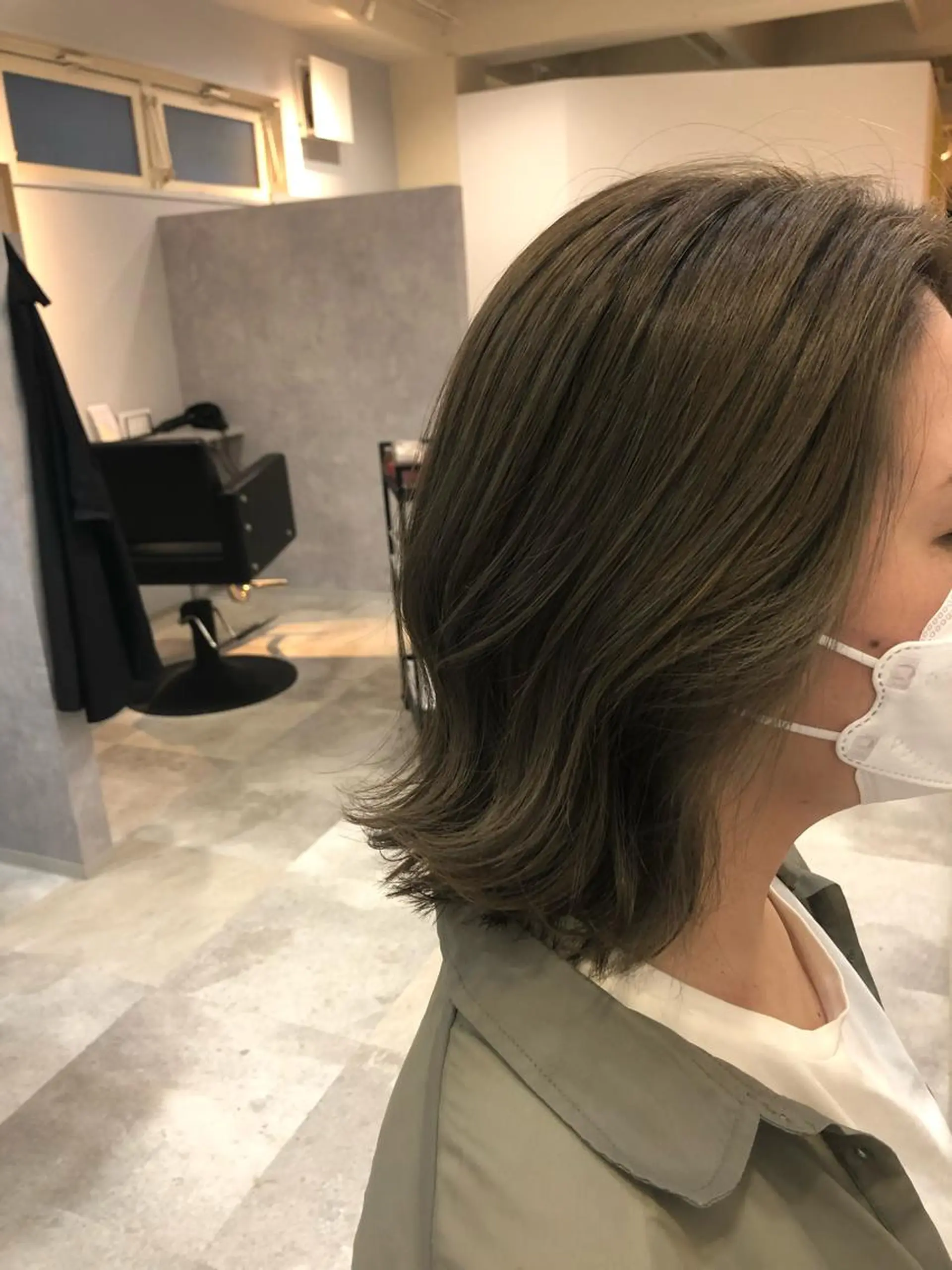 ミディアム カット ヘアカラー トリートメント ideal心斎橋 🌛亜耶🌜のヘアスタイル