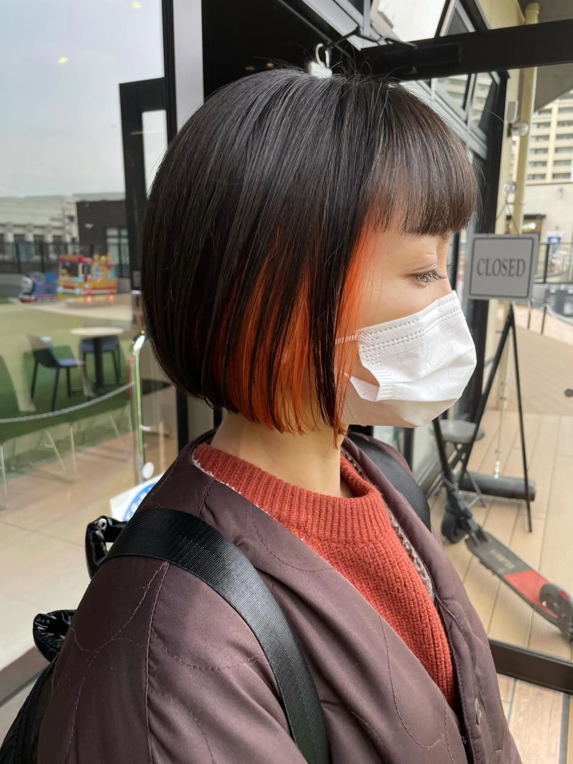 ショート カラー インナーカラー メンズヘア特化 崎田 成人のヘアスタイル