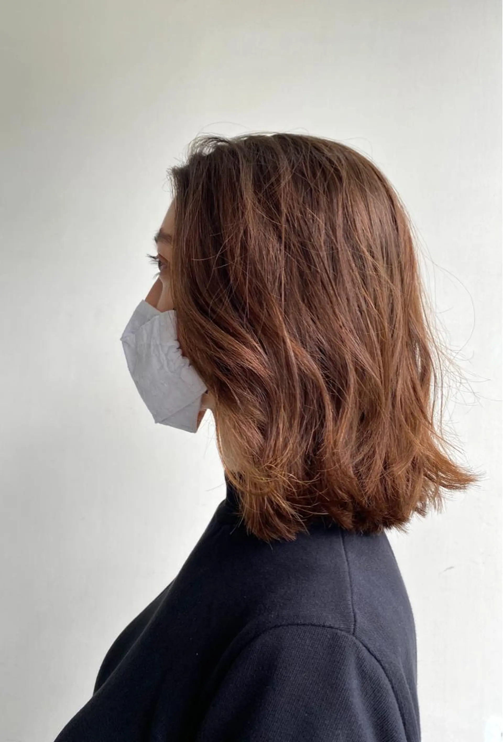 ミディアム カット les baladins du miroir所属・🍃YURI 🍃のヘアスタイル