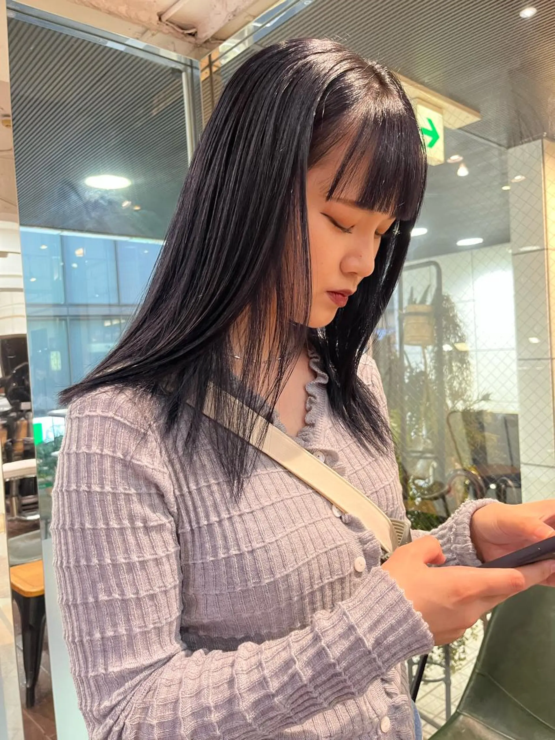 ロング 韓国風カラー 学生 髪質改善 韓国風ヘア トリートメント メンズスタイル Hitomi🐶のヘアスタイル