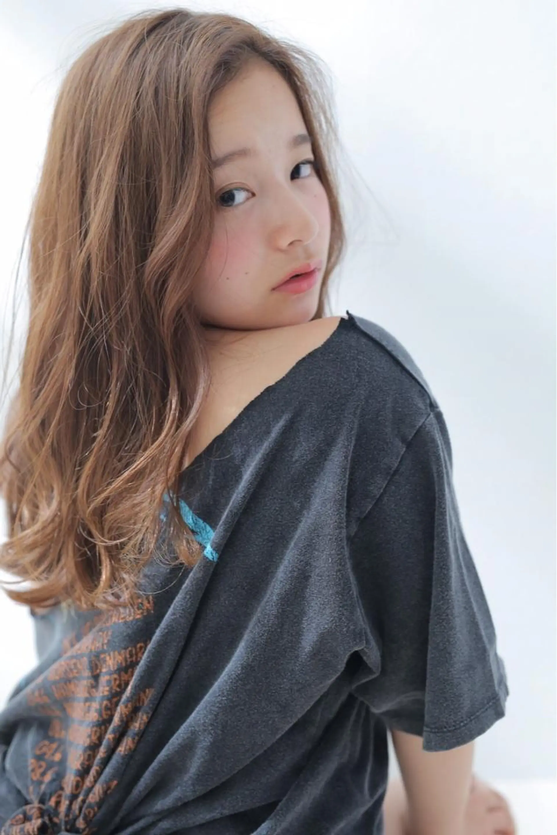 ロング ハイライト 髪質改善 小顔カット LEVIJU hair所属・韓国ヘア🕊村上 ののこ🕊のヘアスタイル