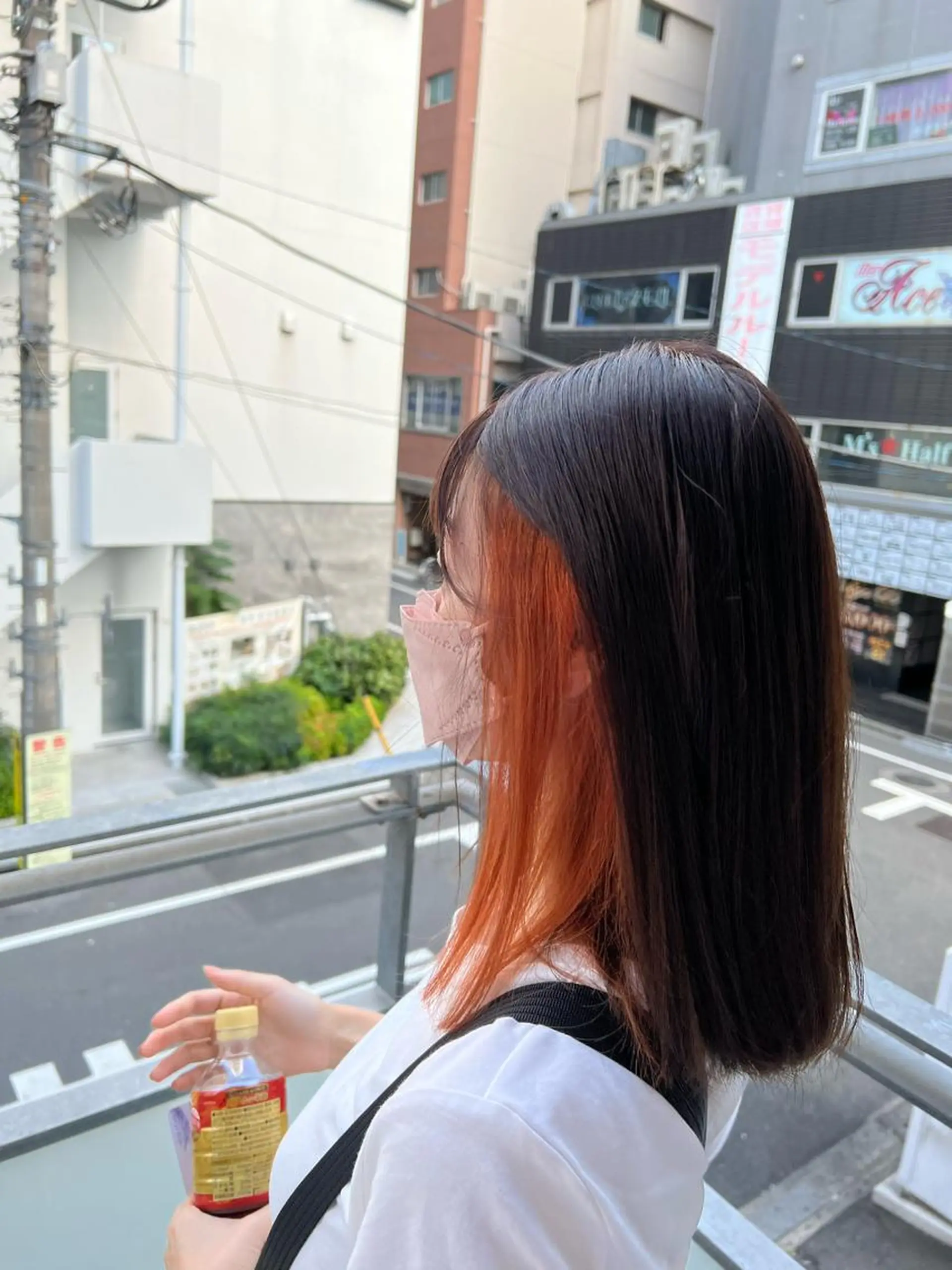 セミロング ヘアカラー トリートメント 🏝メンズカット特化 赤羽🏝SHOのヘアスタイル