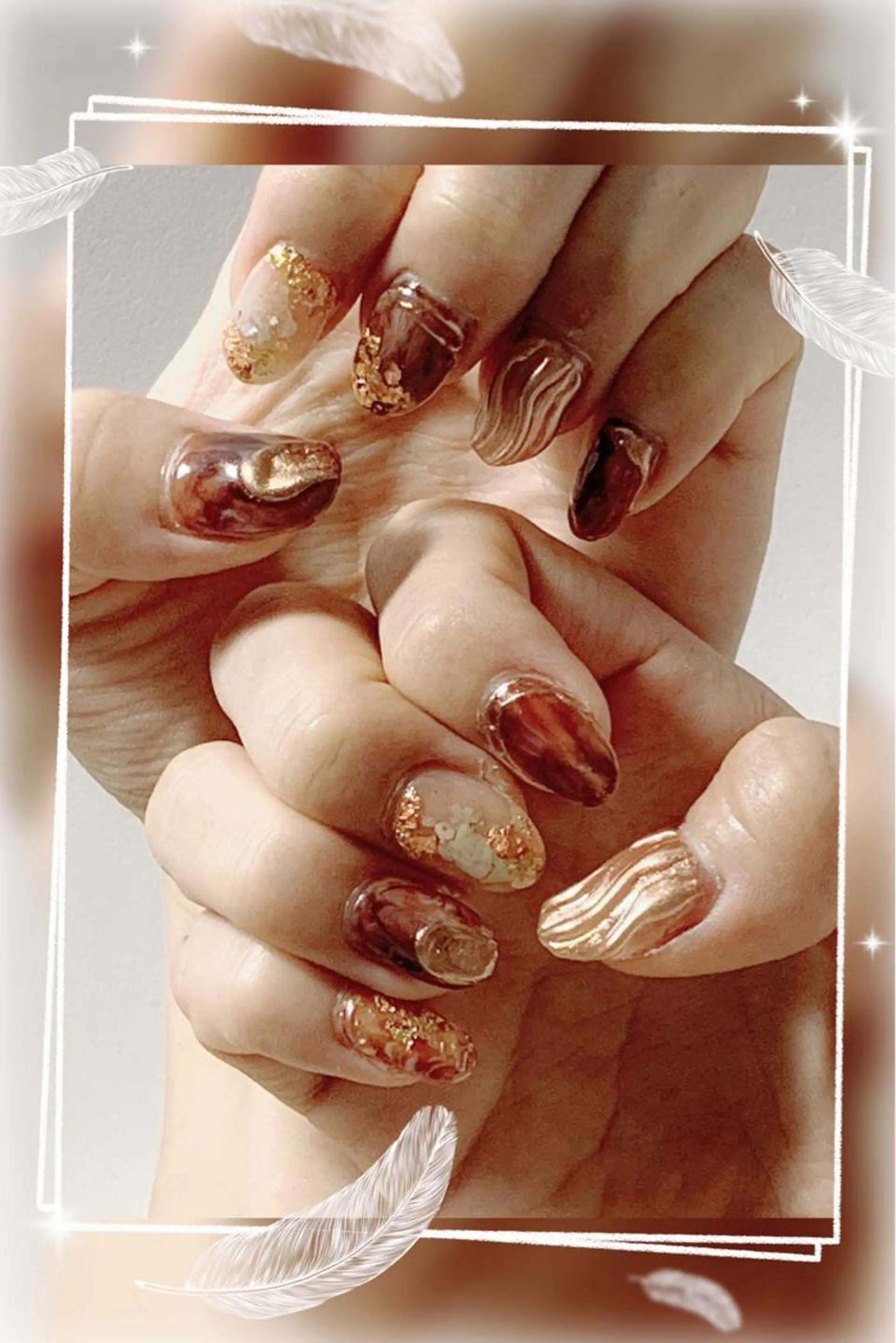 ネイル ハンドネイル うるま市サロン Yuko Izawaのネイルデザイン