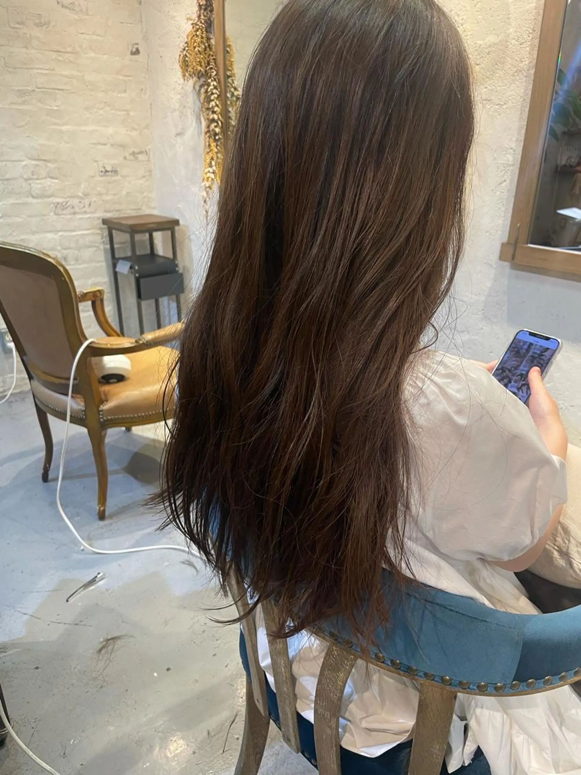 ロング 泊 紗羅のヘアスタイル