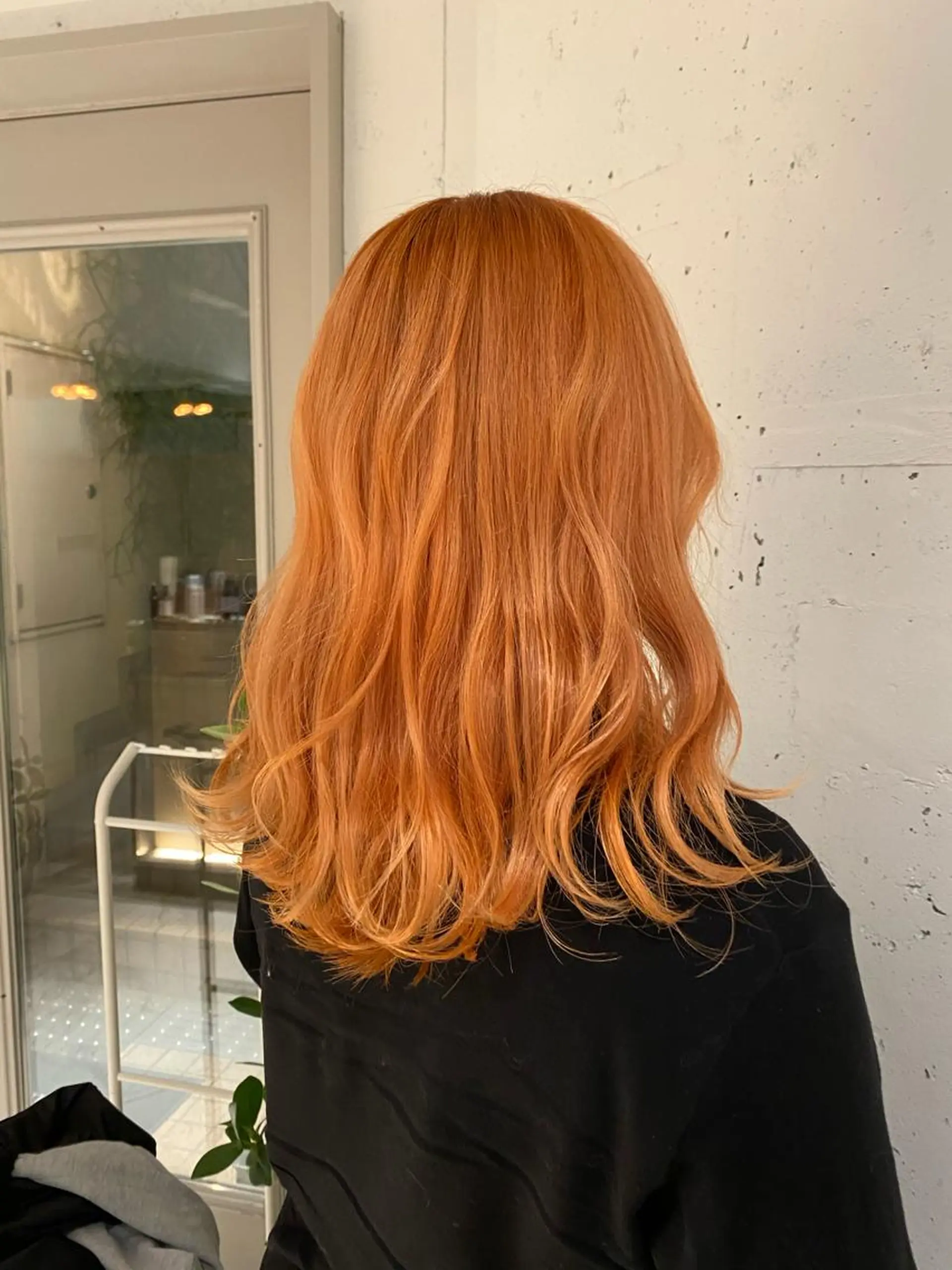 セミロング カラー カット ヘアカラー トリートメント ヘアセット ナチュラル/韓国💎 haruka 💎のヘアスタイル