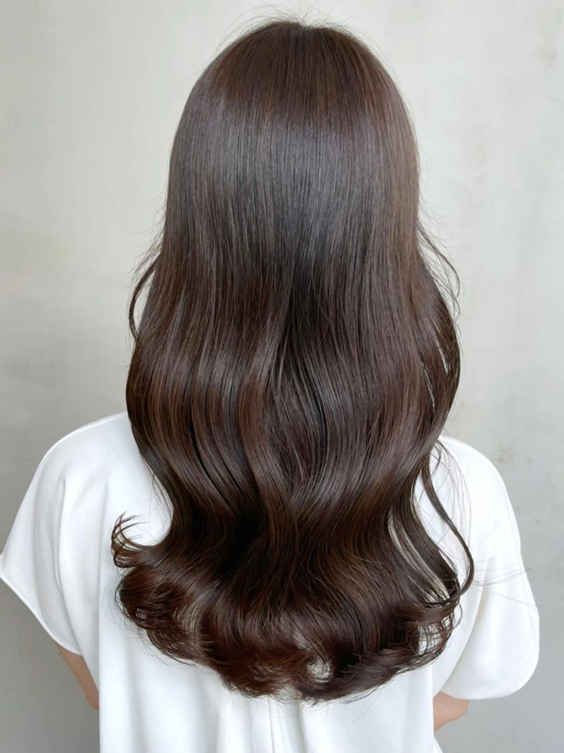 セミロング カラー ヘアアレンジ パーマ グレージュ ITbyALBUM 松戸のヘアスタイル