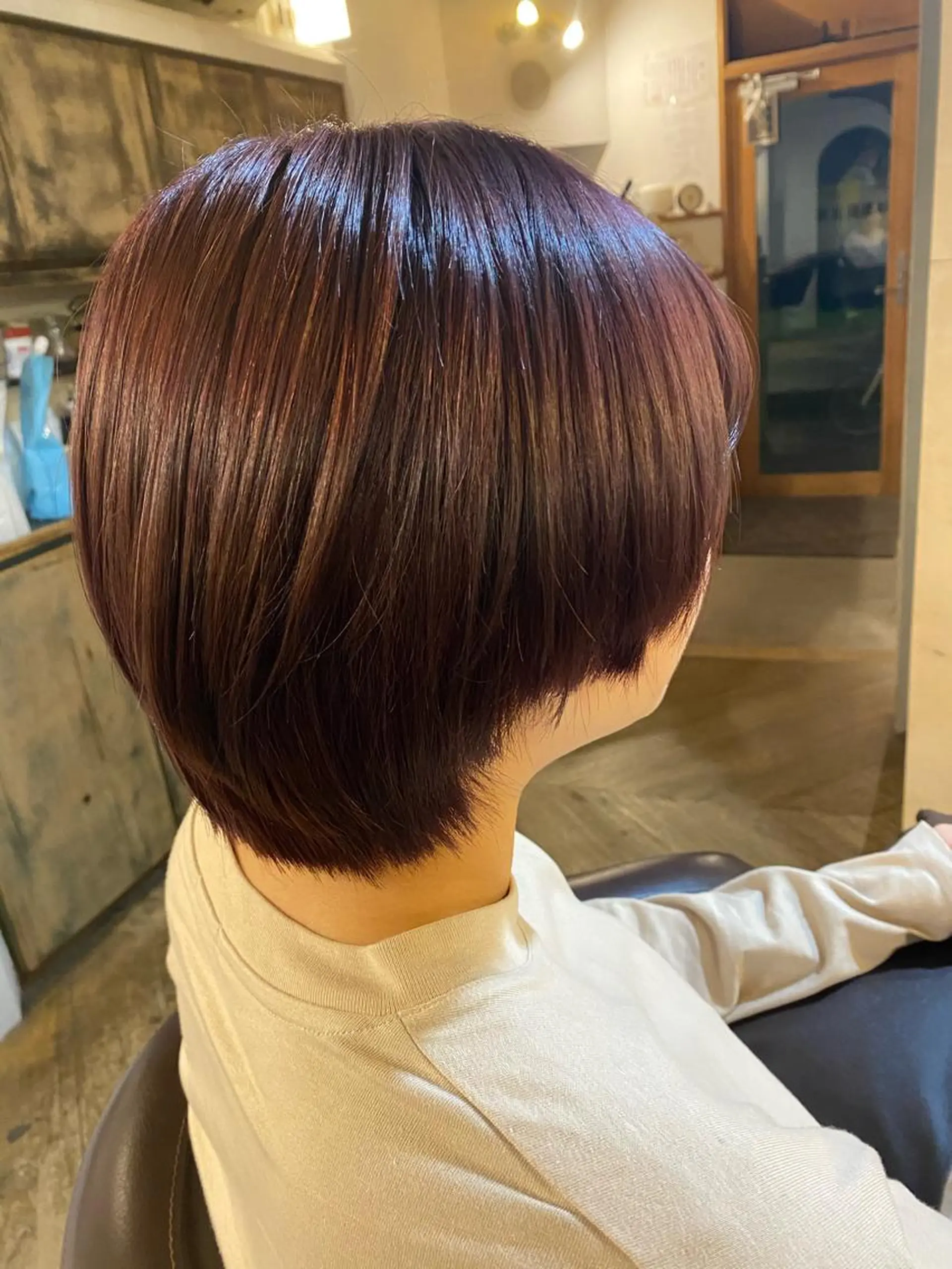 ショート ヘアカラー トリートメント 立花 ふたば🌱のヘアスタイル