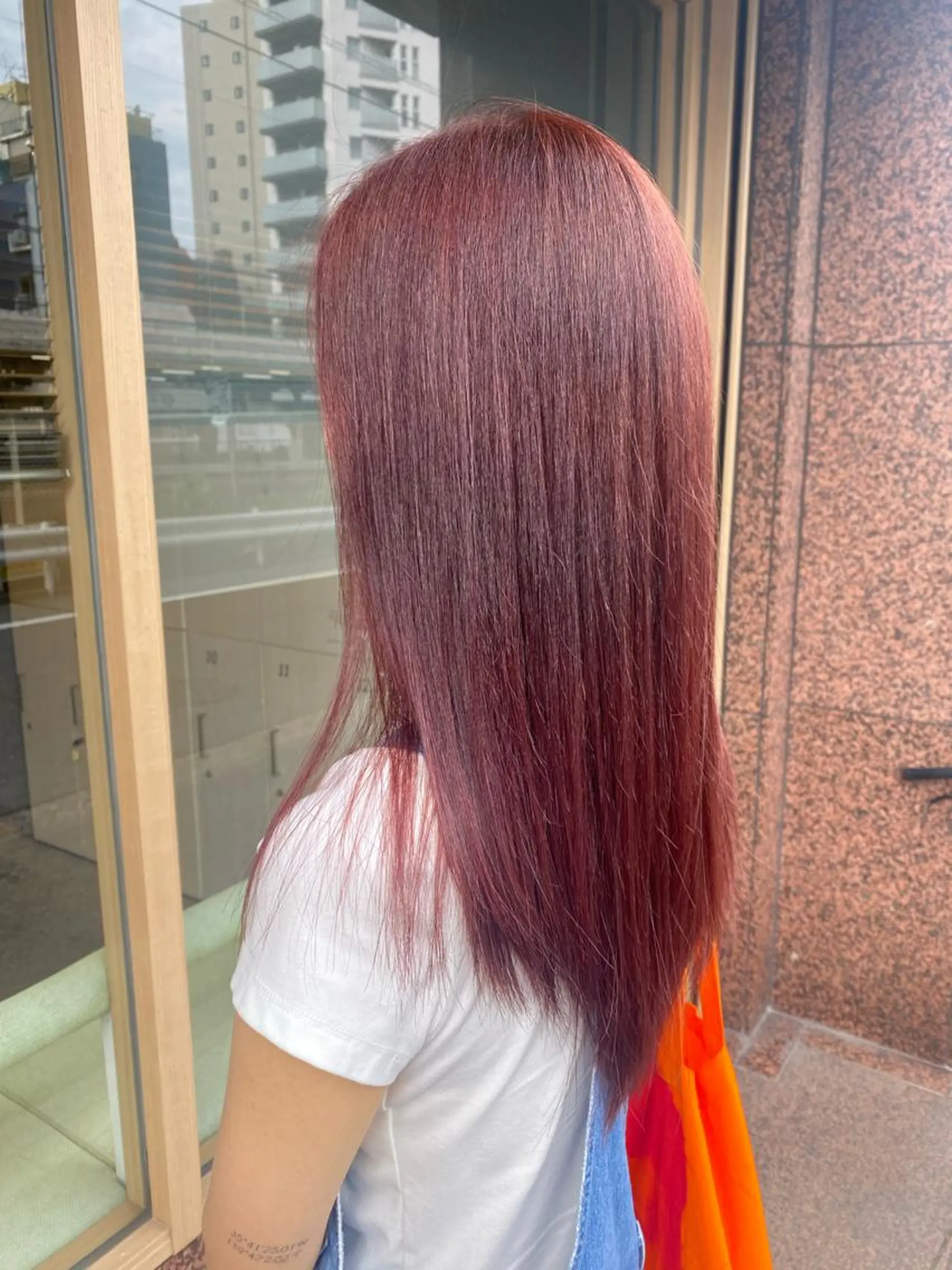 ロング カット ヘアカラー トリートメント 👾徐 涛👾のヘアスタイル