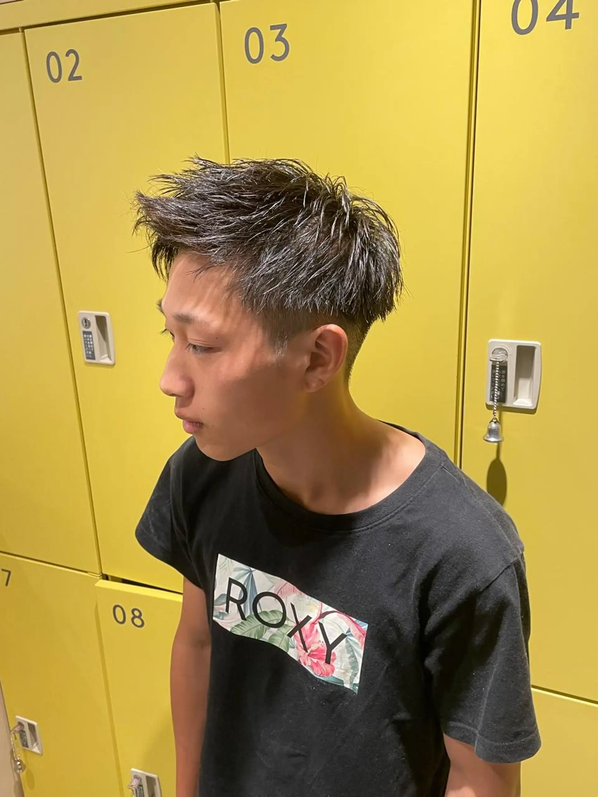 メンズ アップバング カット Le'a所属・渋谷/フェード/ 國分 翔のヘアスタイル