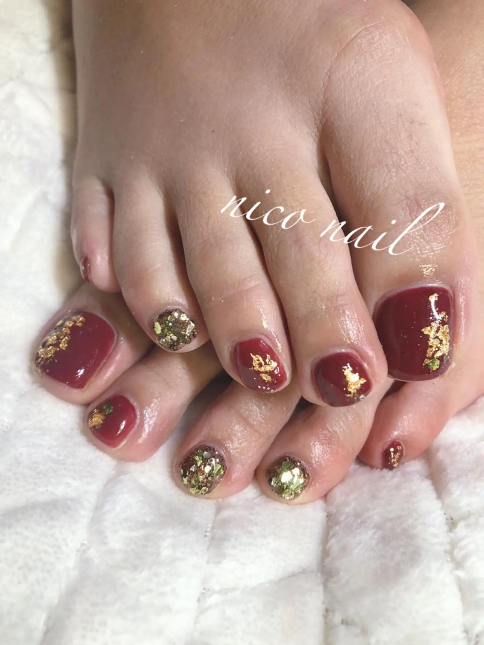 ネイル フットネイル 香芝市ネイルサロン nico nailのネイルデザイン