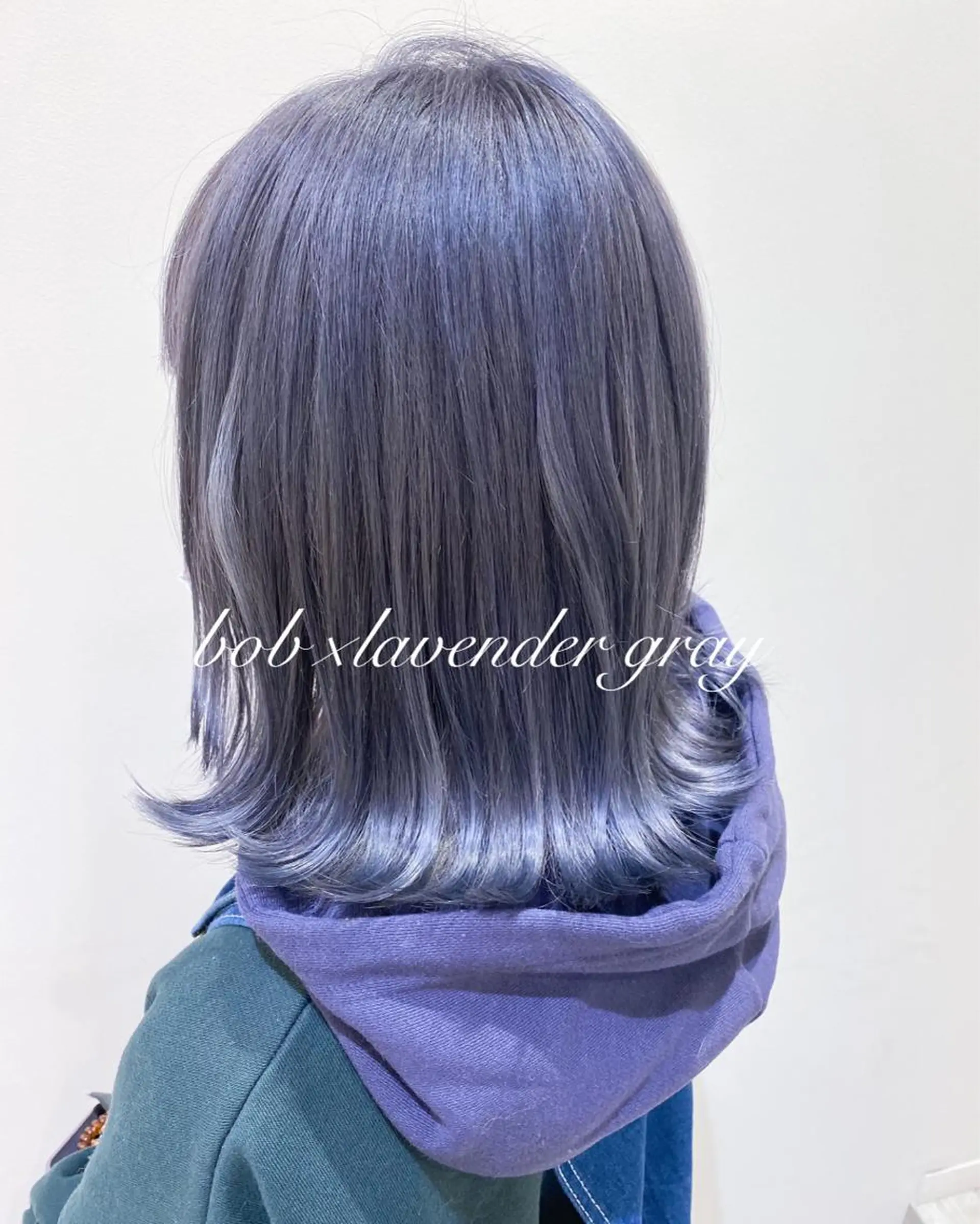 ミディアム カラー ブリーチ ラベンダーカラー ピンクカラー ヘアカラー トリートメント 横浜🍒ルーツカラー エクステ／RIEのヘアスタイル