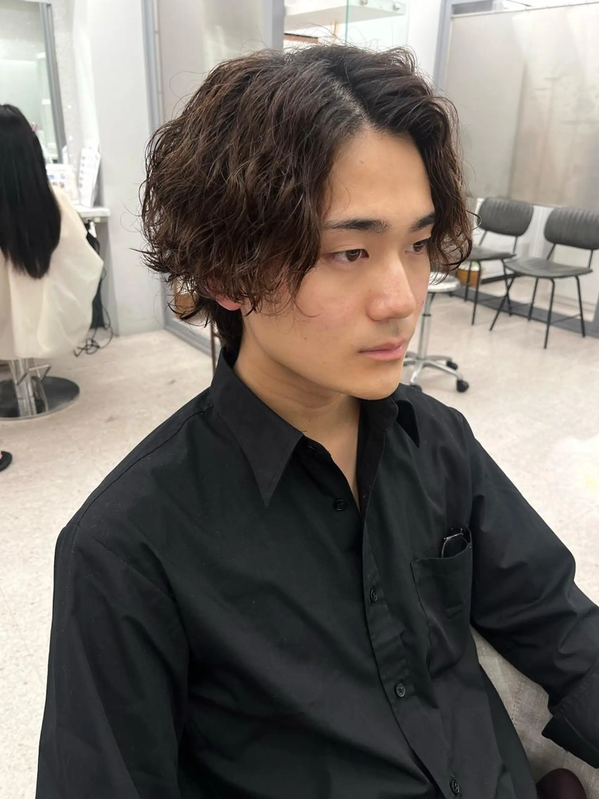 パーマ メンズ カット パーマ 🍐シャドウパーマ メンズ特化/守岡🍐のヘアスタイル