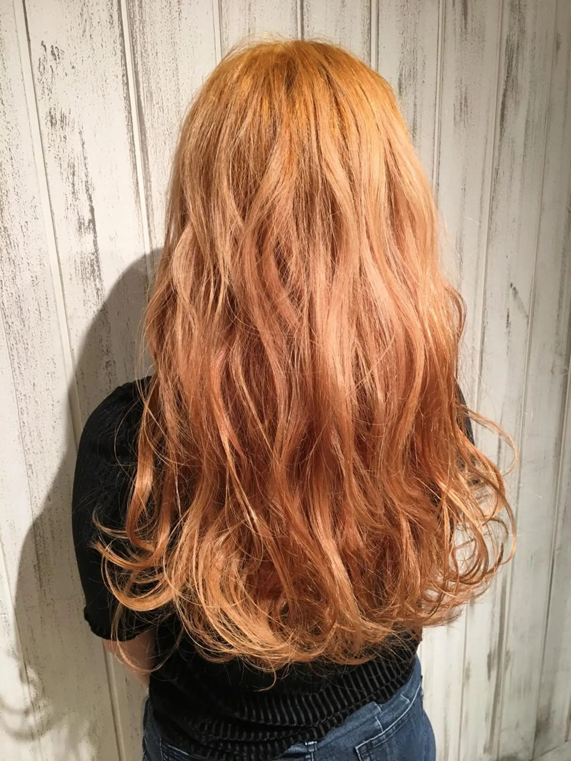 ロング カラー ブリーチ 永井大樹✨ 透明感カラー✨のヘアスタイル