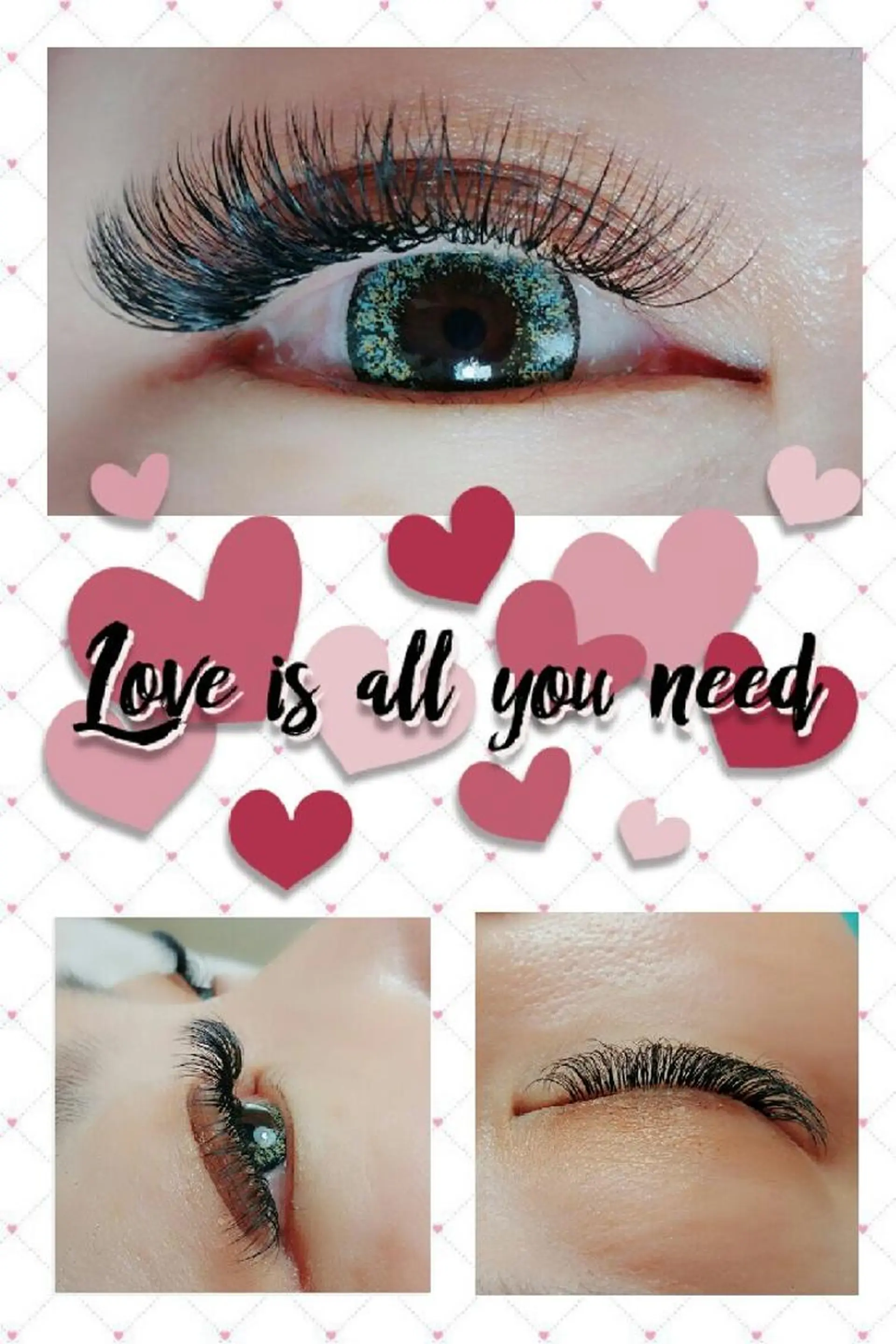 マツエク・マツパ Dカール ボリュームラッシュ マツエク Rouge ・ K  　のマツエク・マツパデザイン