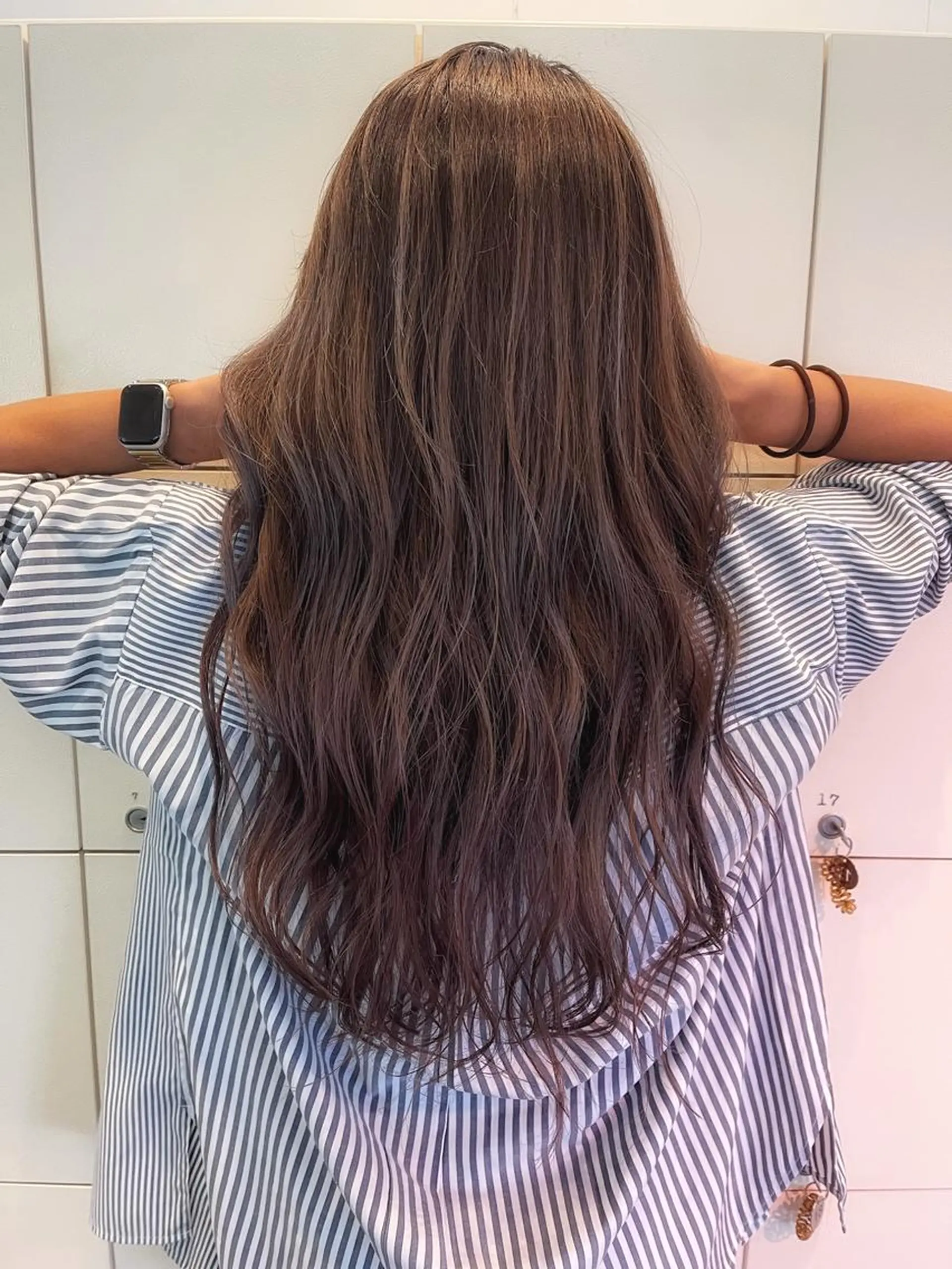 ロング カラー バレイヤージュ ハイライトカラー ハイライト レイヤーカット カット ヘアカラー メンズスタイル /メンズパーマ/須藤のヘアスタイル