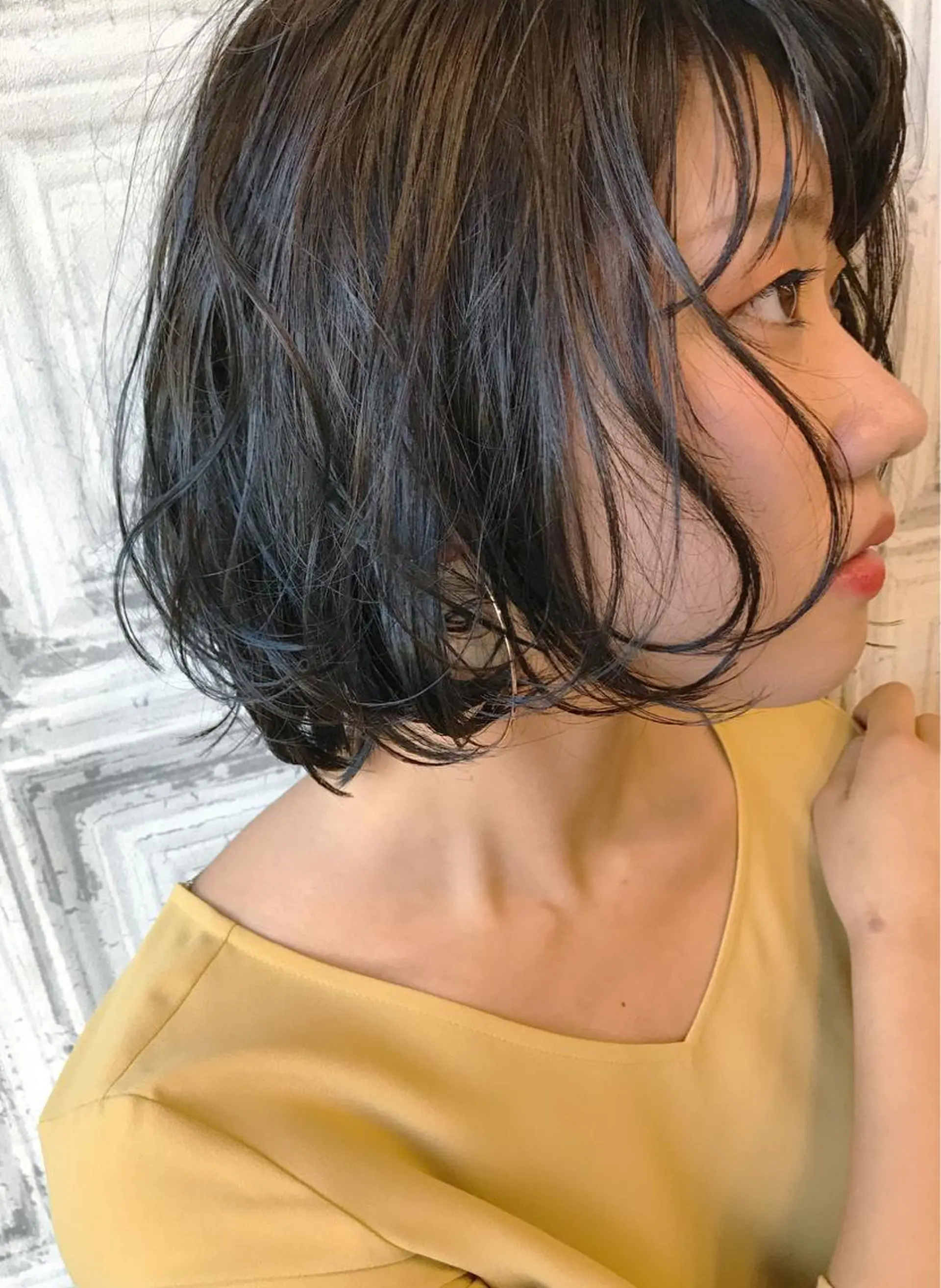 ショート カラー ショートボブ グレージュ ボブ ショートヘア カット パーマ トリートメント 日比 貴大/ minim hairのヘアスタイル