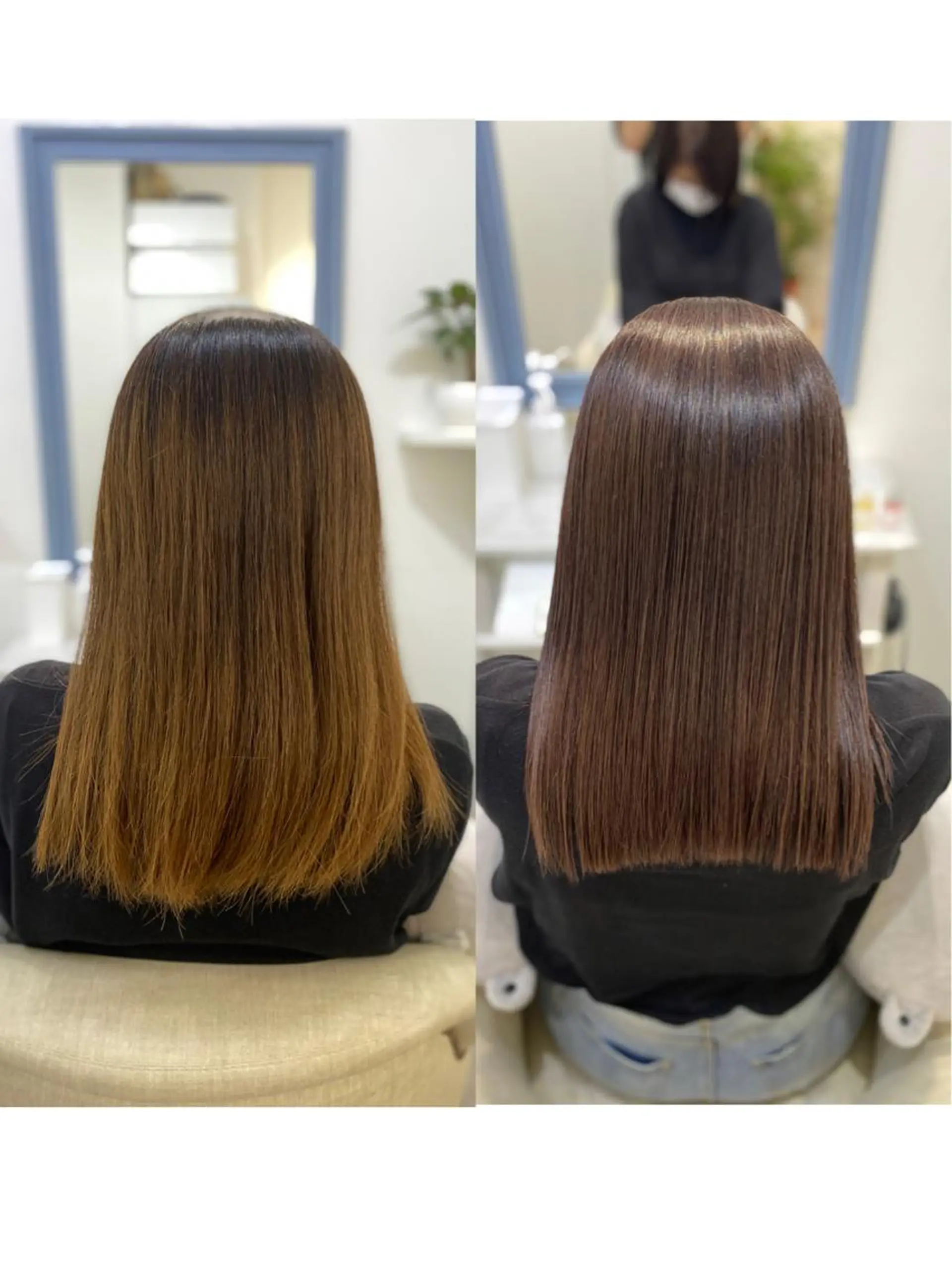 セミロング カラー 髪質改善 ✨髪質改善が大好評✨ 美容室lic近藤✨のヘアスタイル