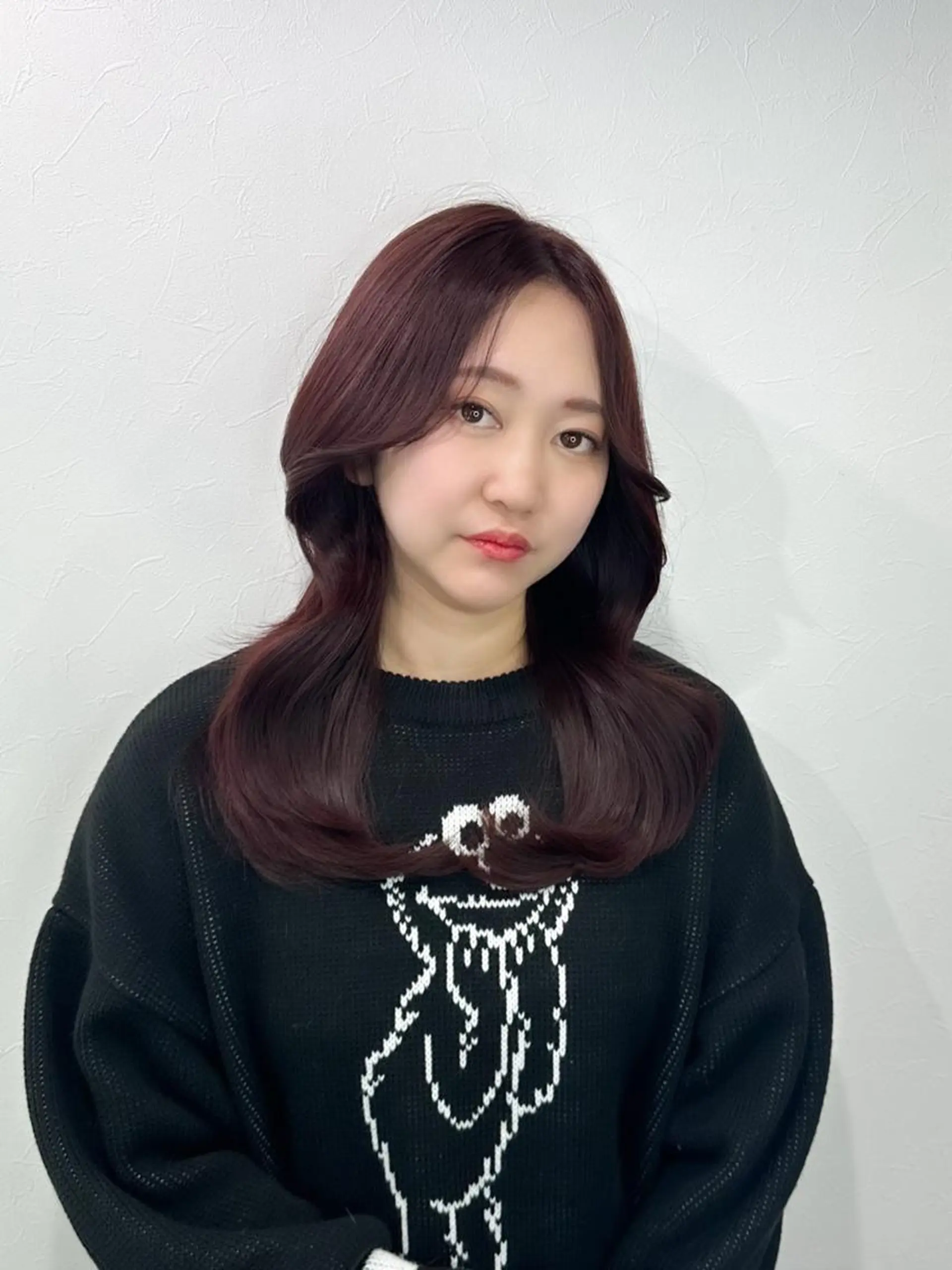 ロング 韓国レイヤーカット要 暗透カラー📓吉祥寺のヘアスタイル