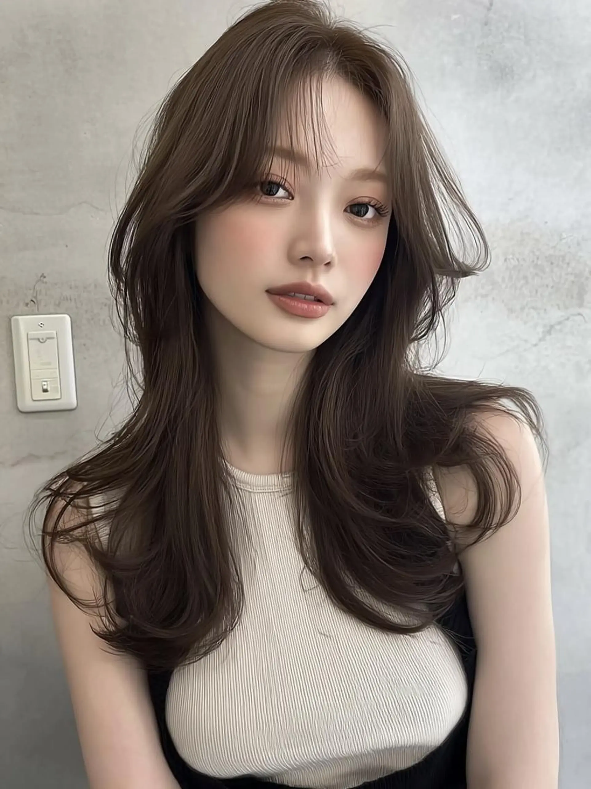 セミロング ボブ 外国人風カラー カット ヘアカラー トリートメント ✨透明感カラー✨ yukaのヘアスタイル