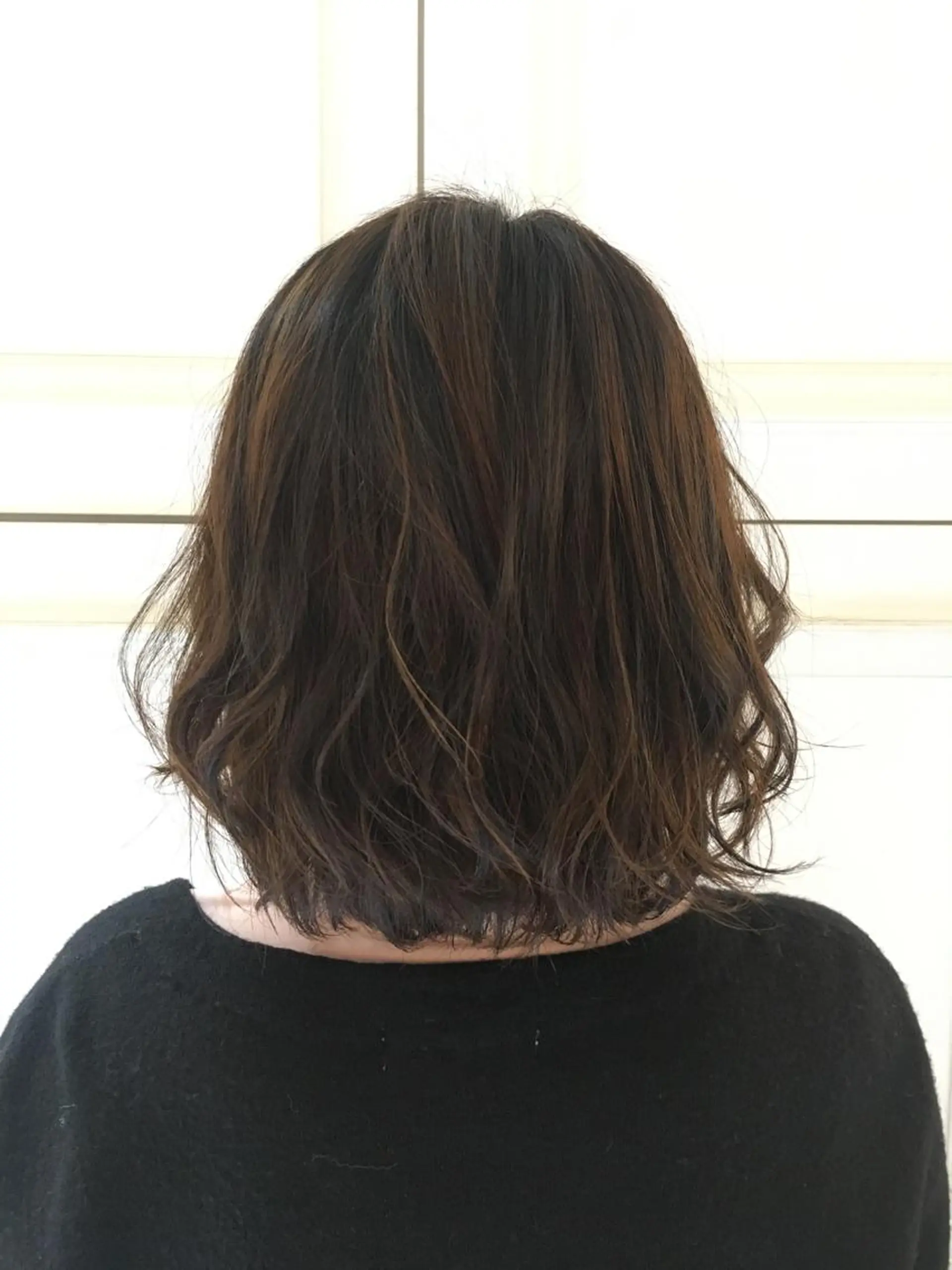 ミディアム 田中 未澪のヘアスタイル