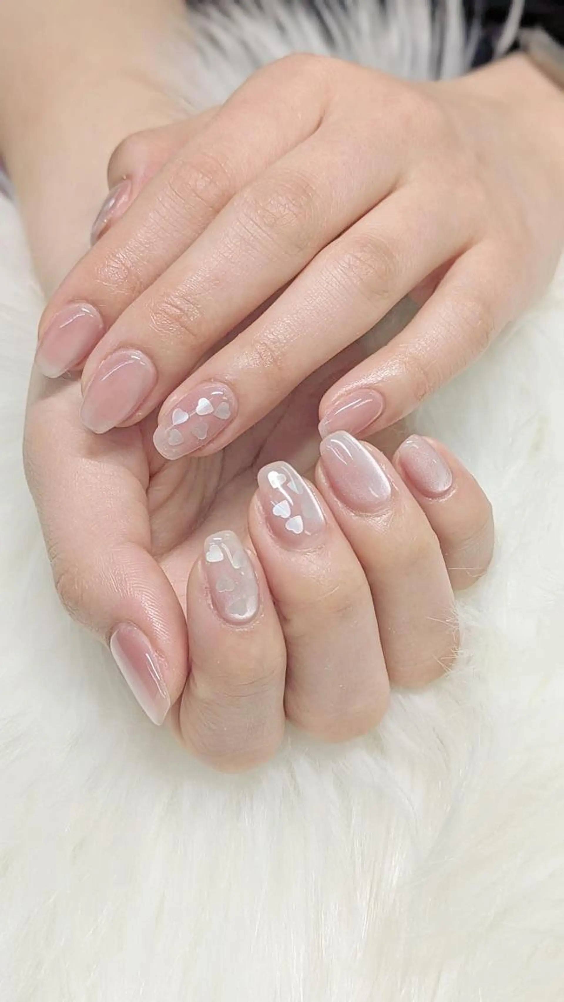 ネイル 長さ出し ジェルネイル マグネットネイル 持ち込み パラジェル ハンドネイル リラネイル すみれのネイルデザイン