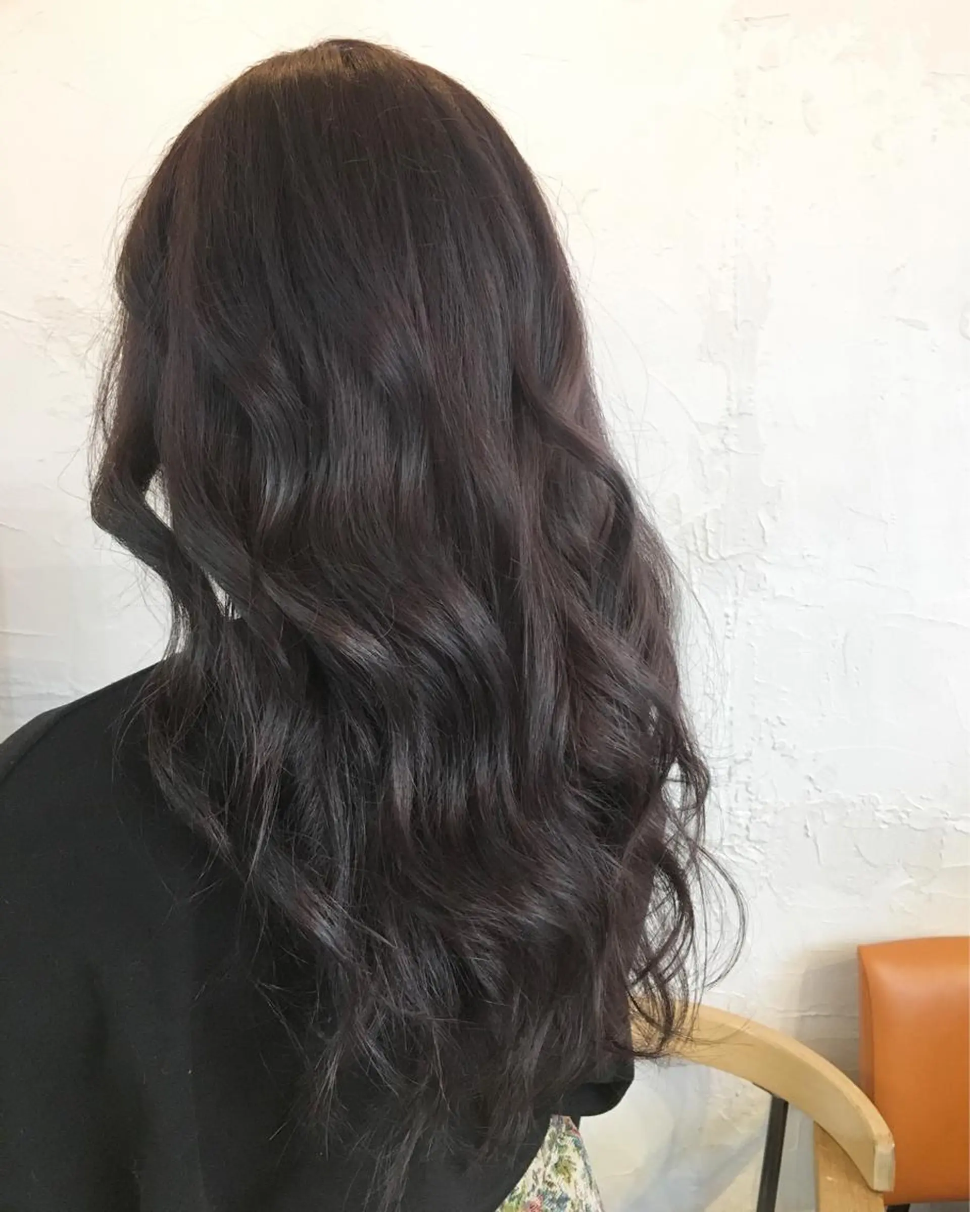 ロング カラー 松田 由紀子のヘアスタイル