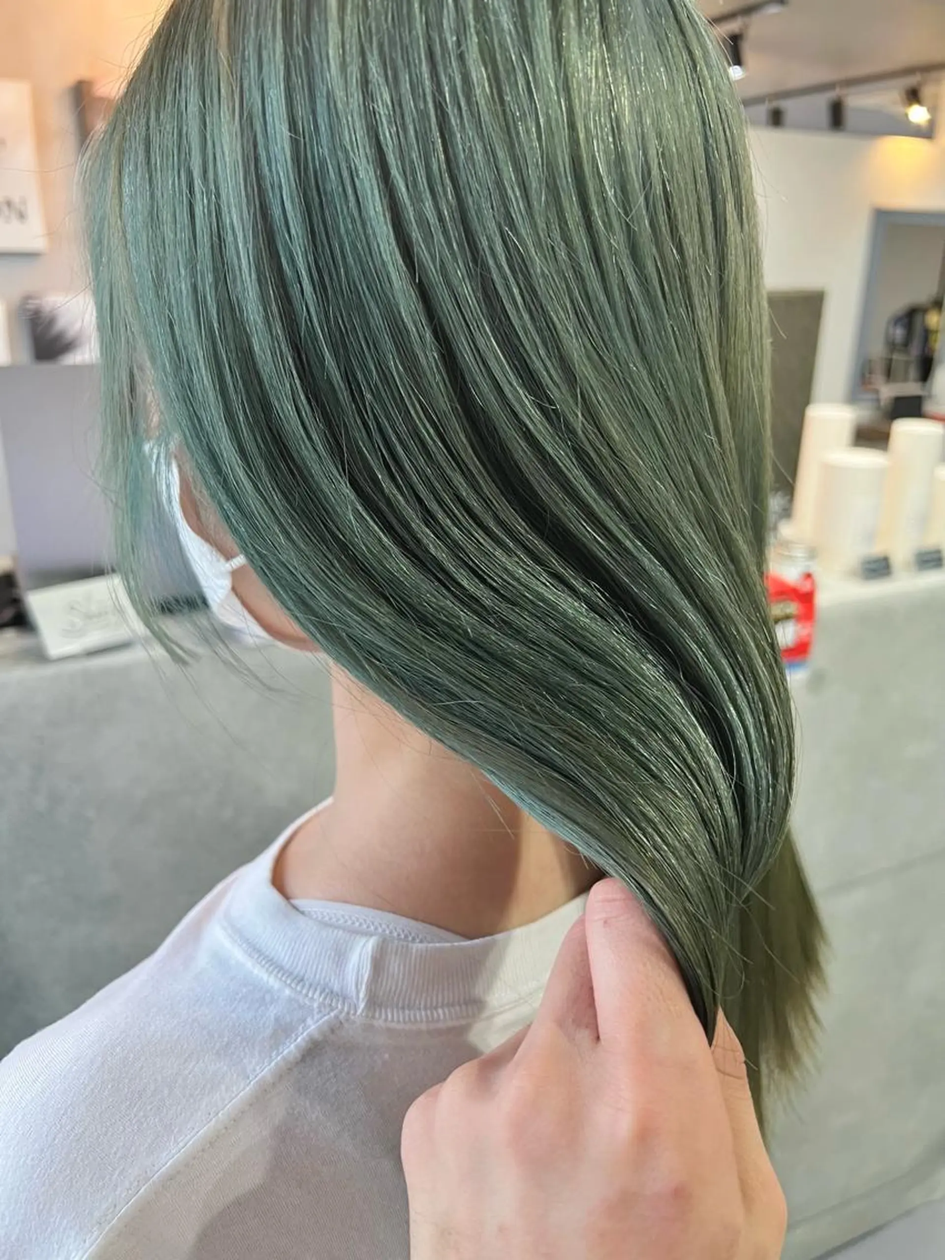 ミディアム カラー 目を惹く艶髪/髪質 改善カラー🤎ぐっちのヘアスタイル