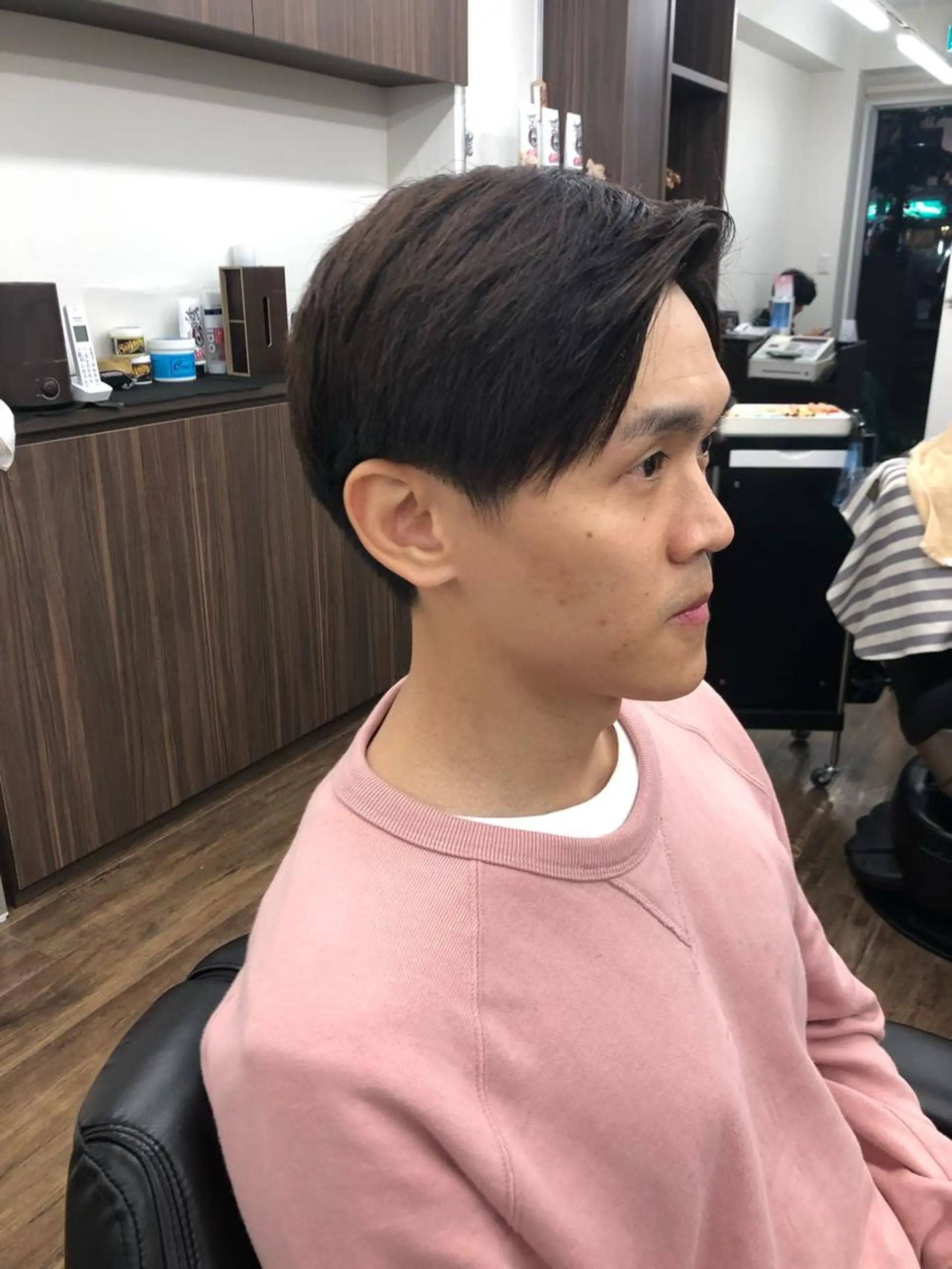 ショート メンズ カット DAN BRISE BARBER所属・馬上 拓海のヘアスタイル
