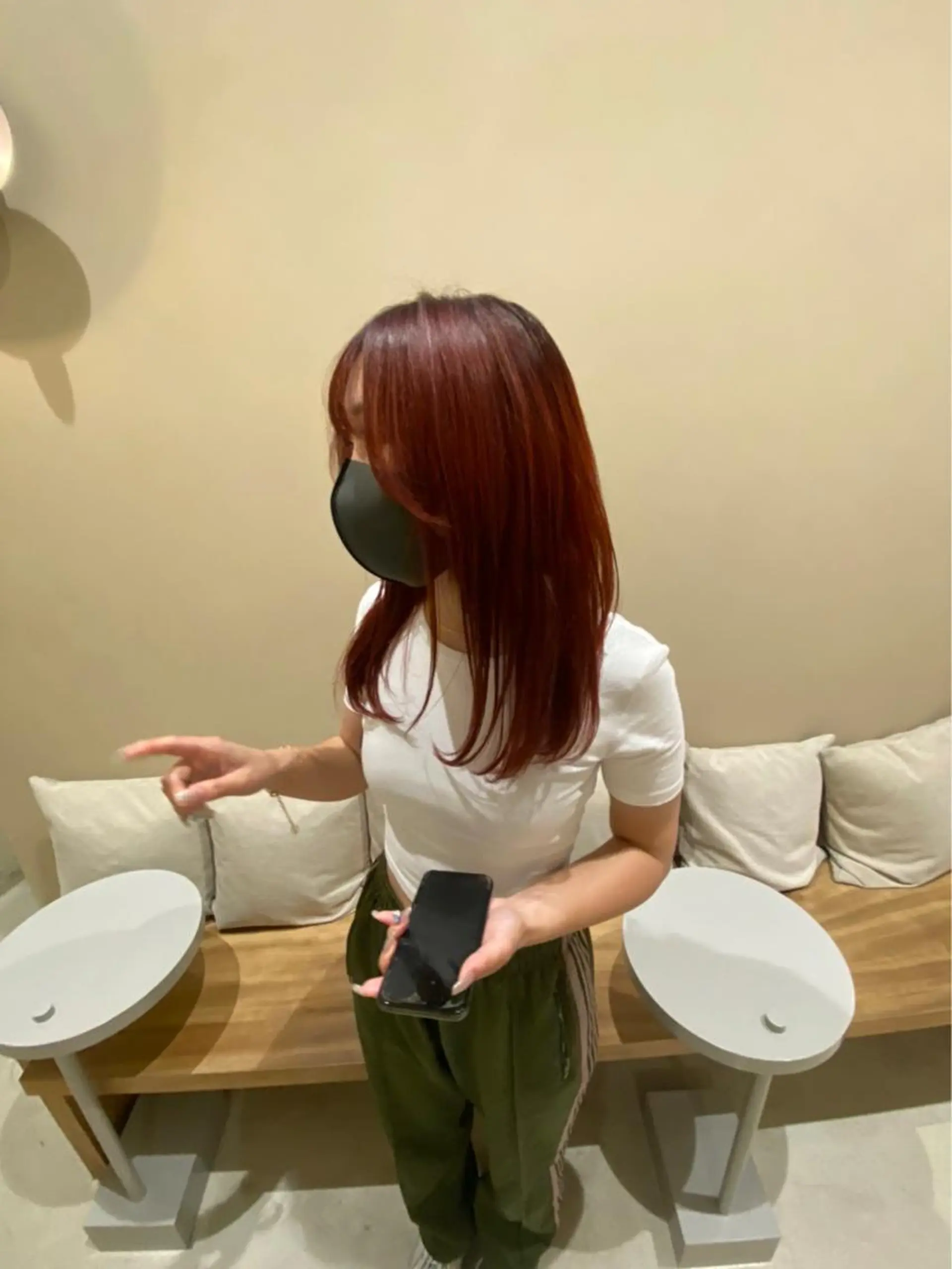 セミロング カラー 🎀オイダイラ モモカ🎀のヘアスタイル