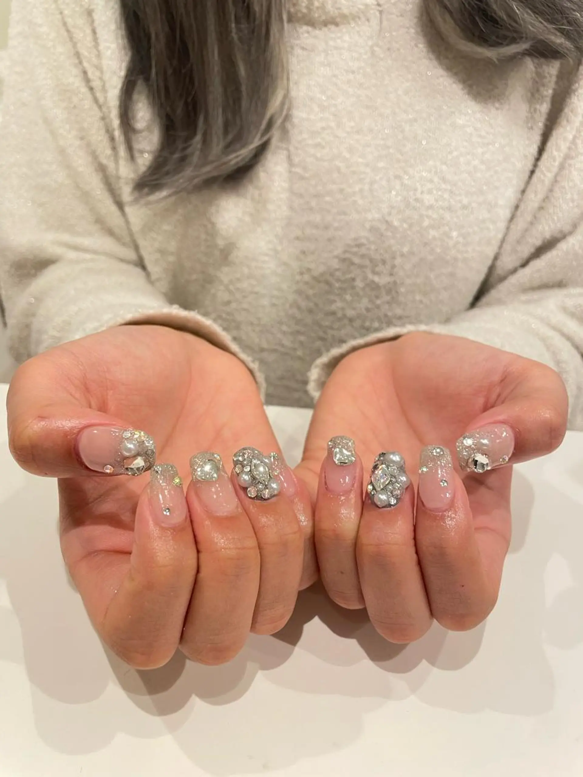 ネイル 束感まつ毛/ネイル/ LED♥KIRARAのマツエク・マツパデザイン