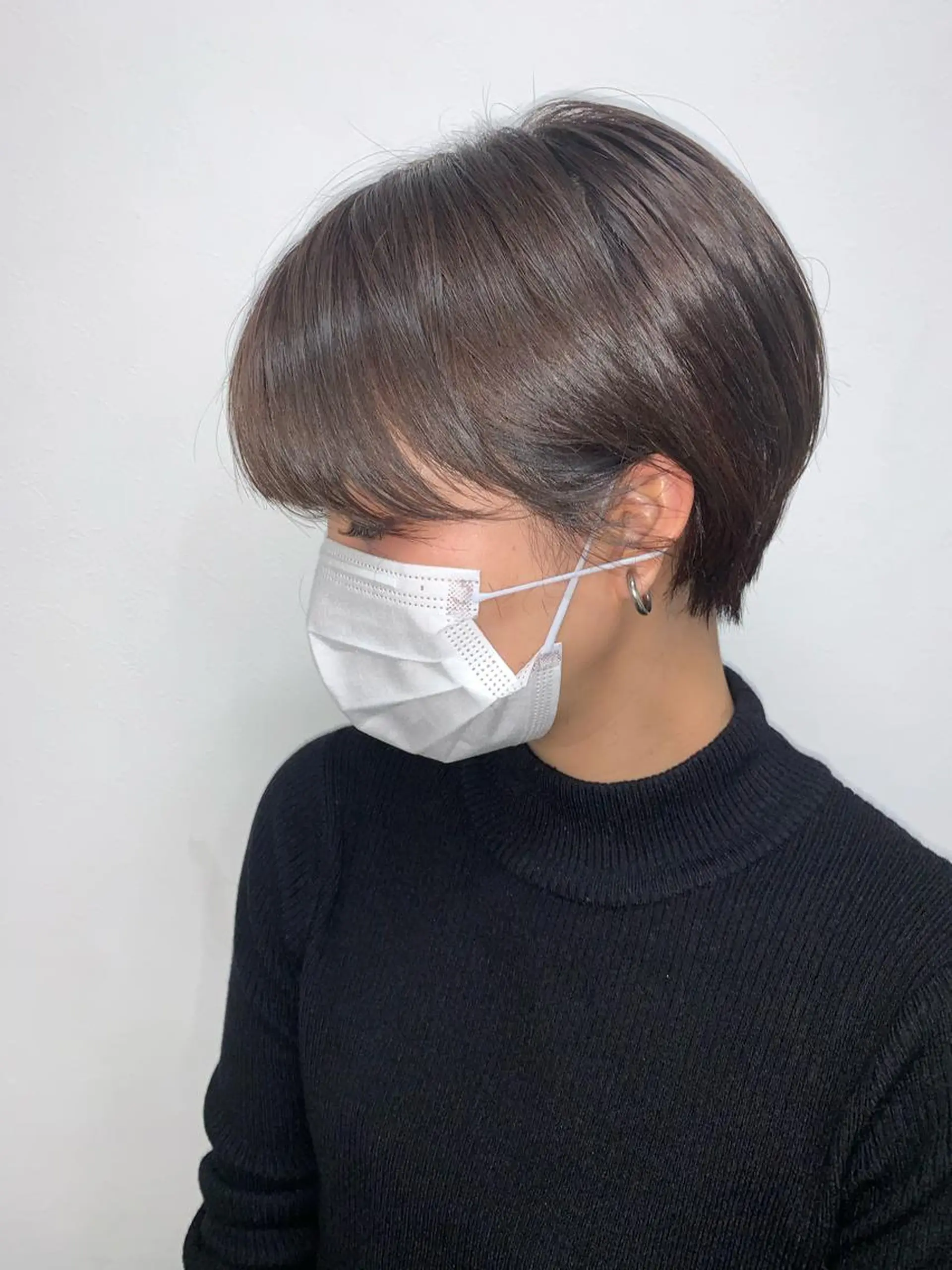 ショート カラー 🔵暗髪　特化🔵 梅田・増田のヘアスタイル