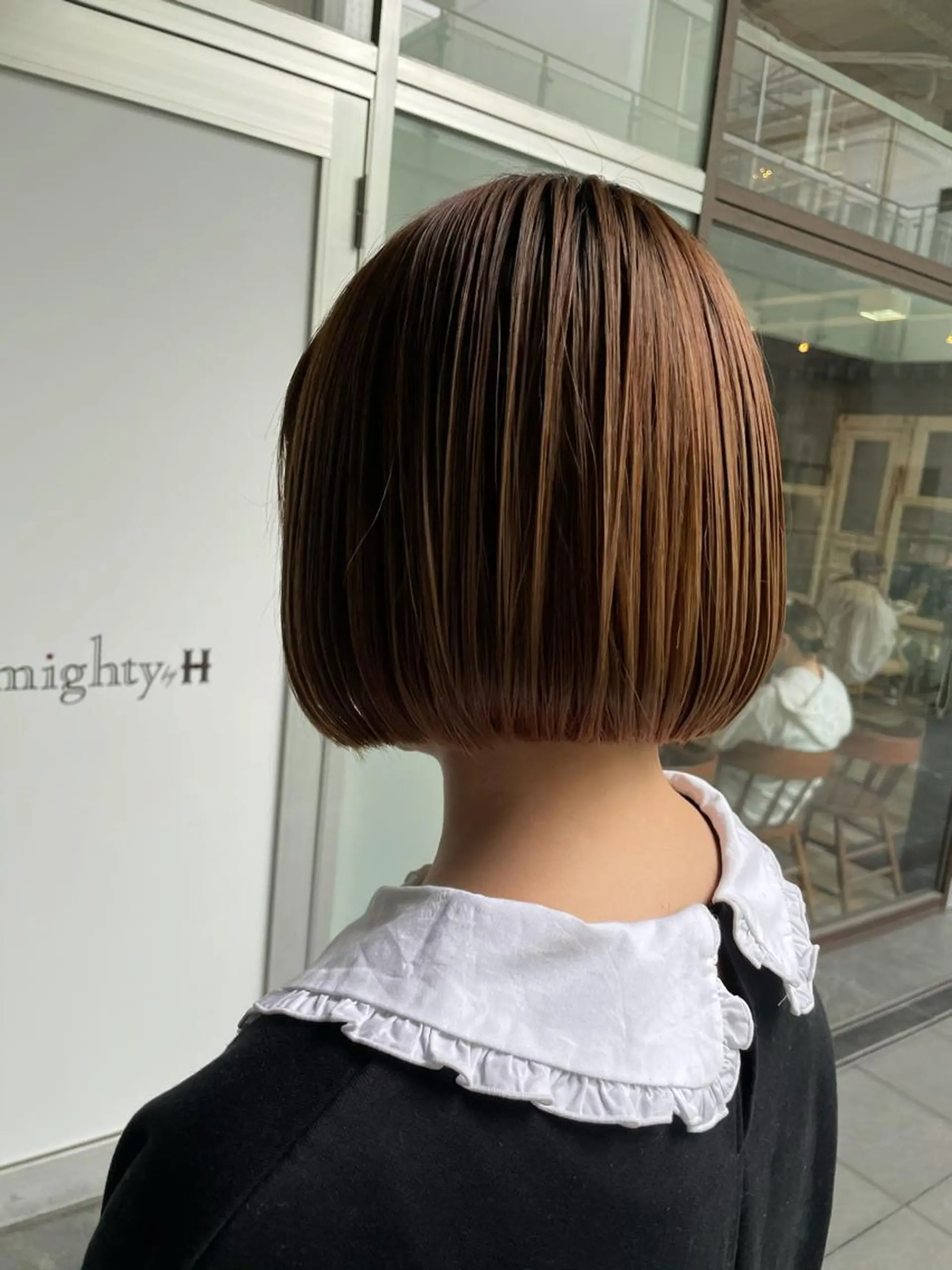 ショート 栄　mighty by H所属・不破一輝/栄/矢場町 ボブ/レイヤー/艶髪のヘアスタイル